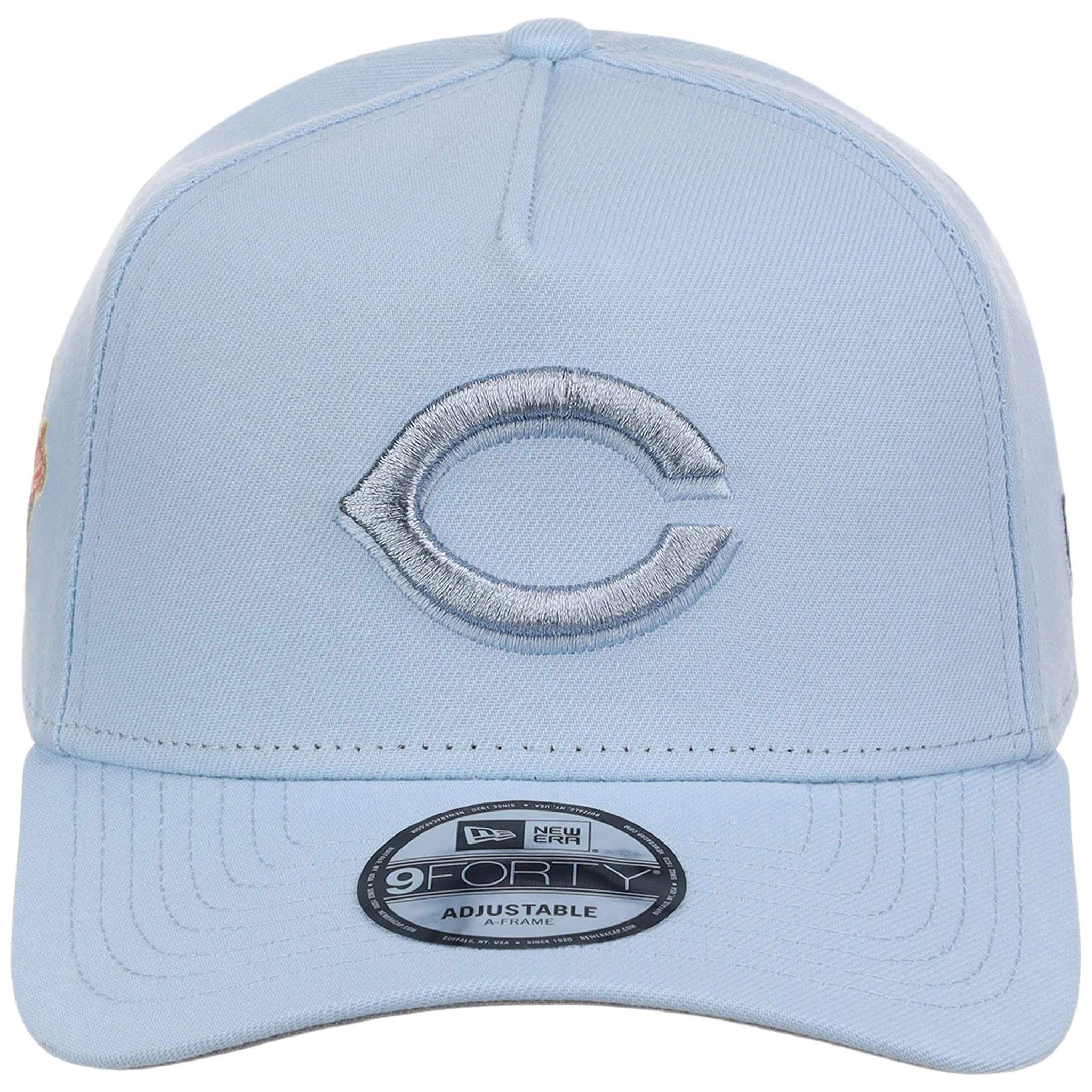 Cincinnati Reds MLB Glacial Blue New Era 9FORTY A-Frame - Image 5
