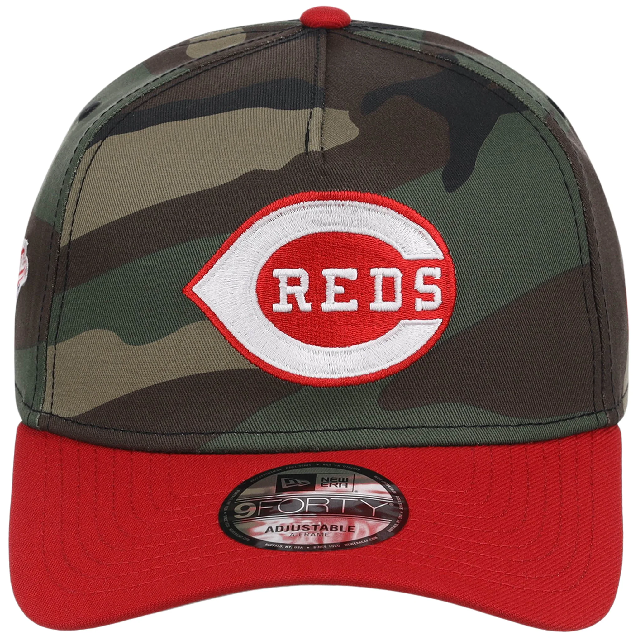 Cincinnati Reds MLB Woodland Contrast New Era 9FORTY - Image 5
