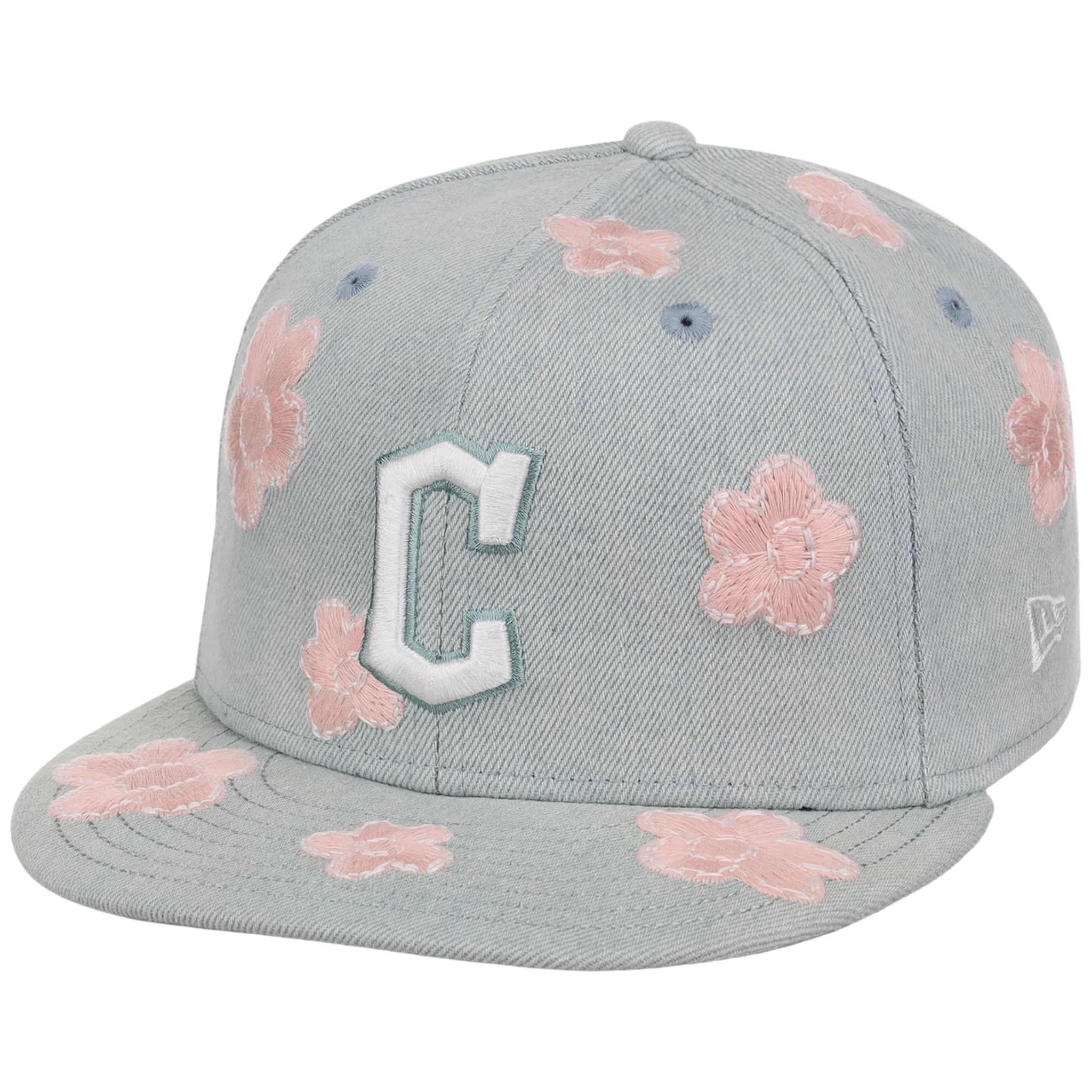 Cleveland Guardians MLB Denim Flower New Era 59FIFTY - Image 4