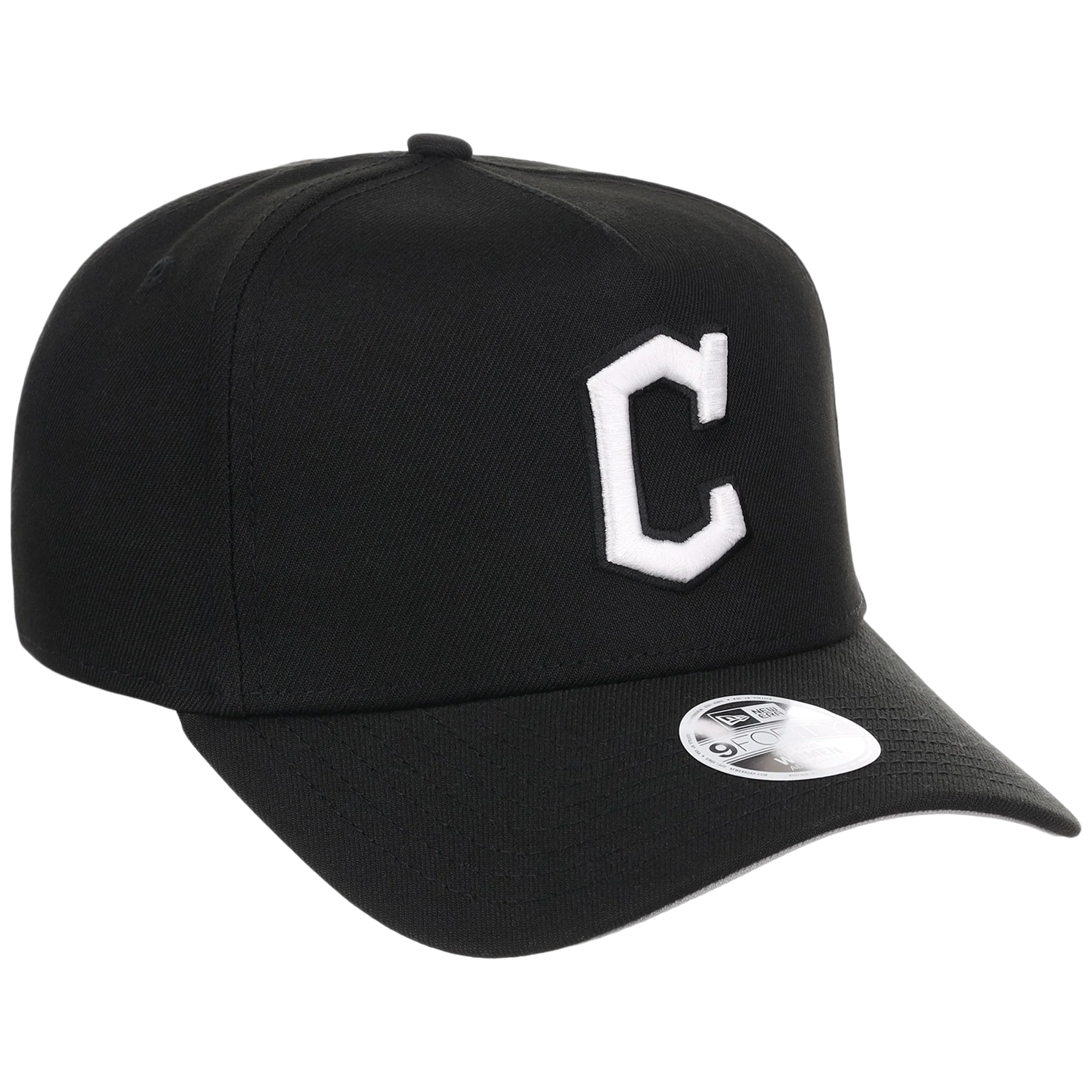Cleveland Guardians Women's New Era 9FORTY Black A-Frame