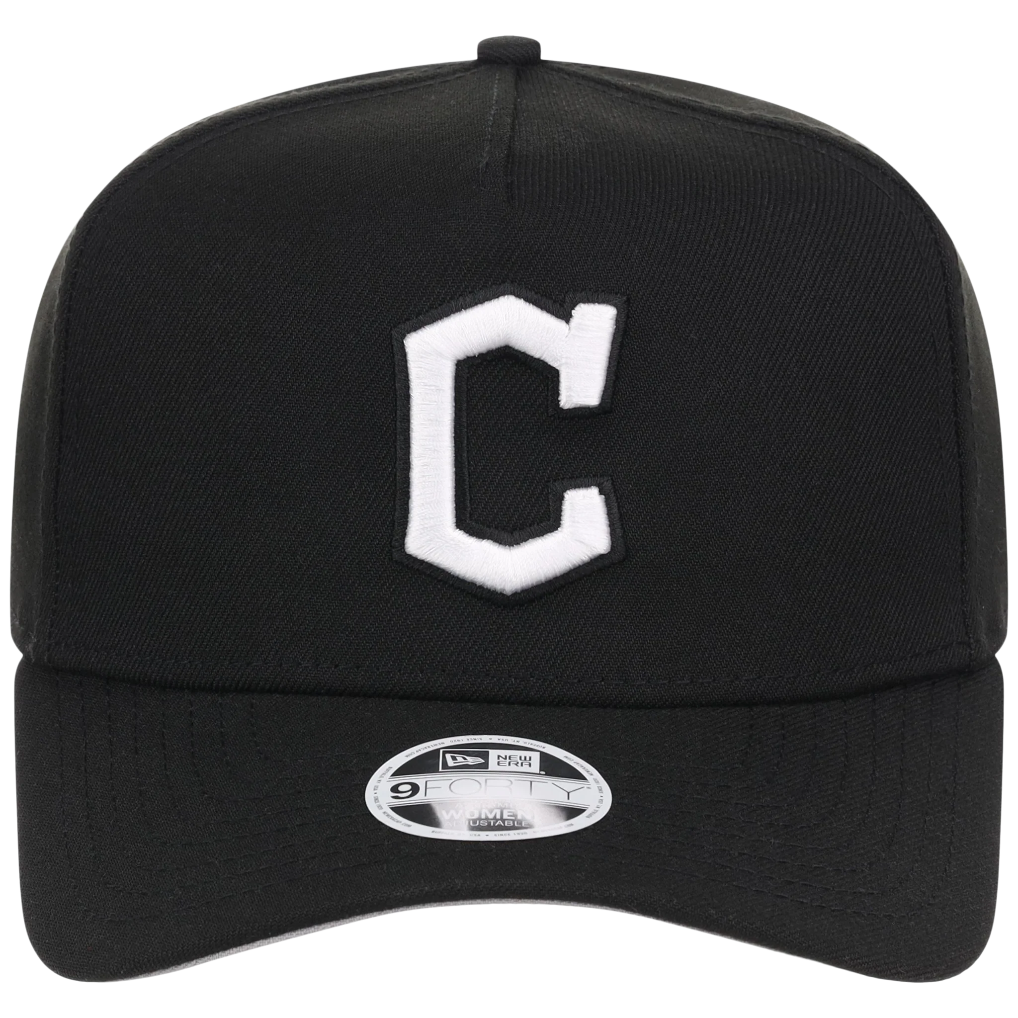 Cleveland Guardians Women's New Era 9FORTY Black A-Frame - Image 5