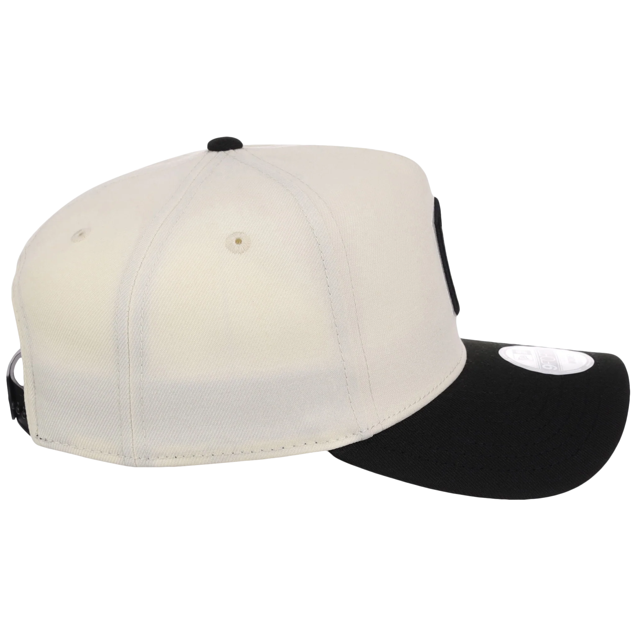 Cleveland Guardians Women's New Era 9FORTY Chrome x Black A-Frame - Image 3