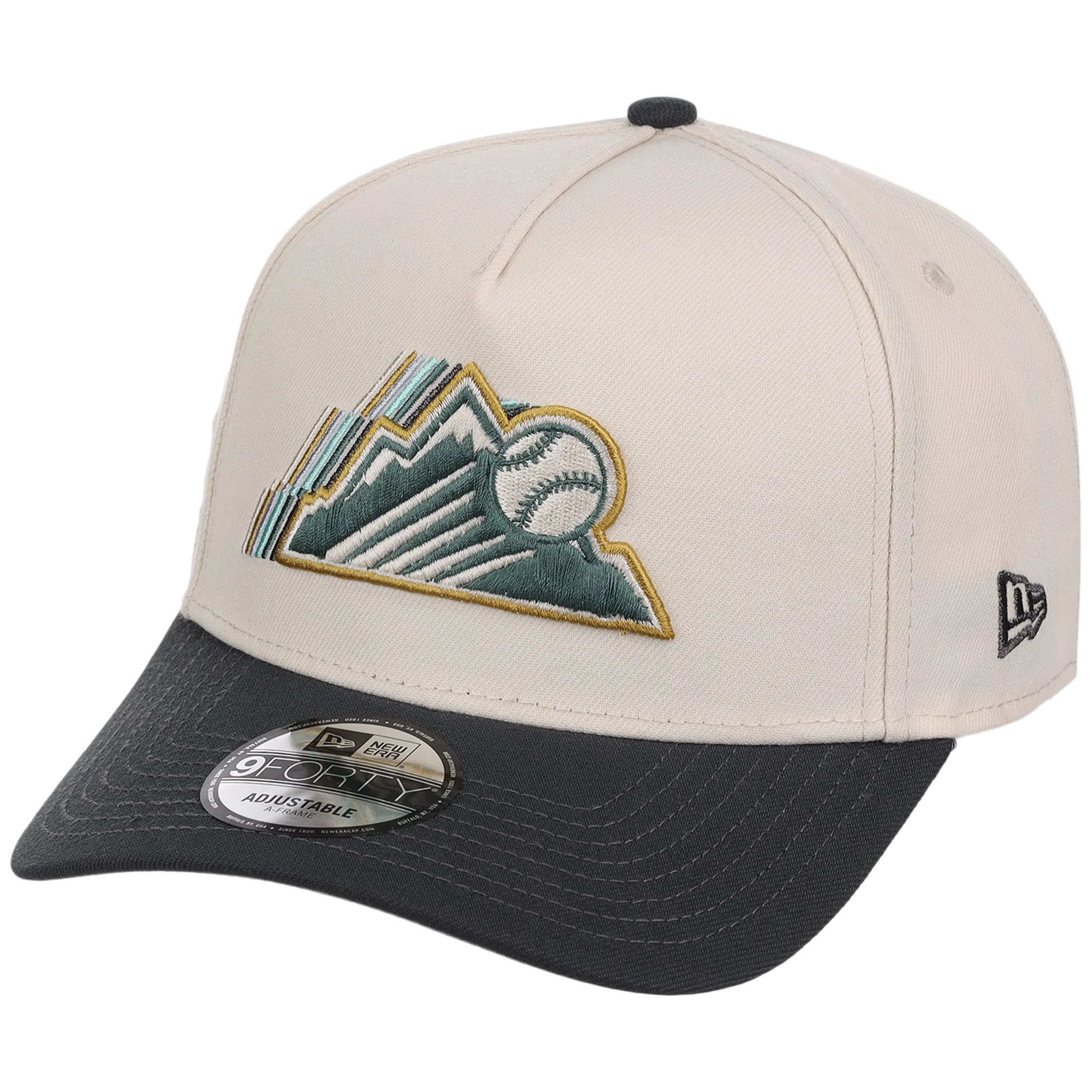 Colorado Rockies MLB Cream Clouds New Era 9FORTY - Image 4