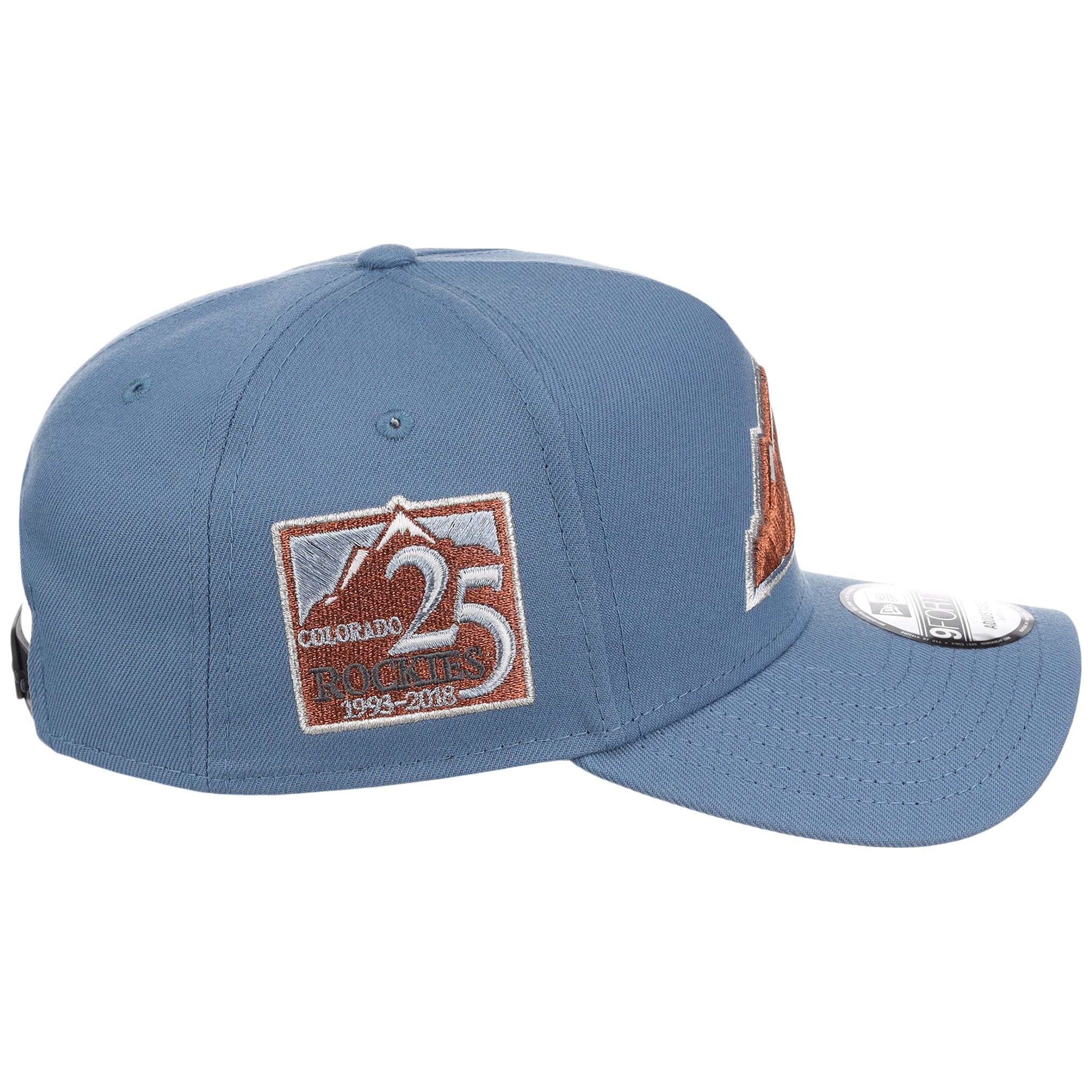Colorado Rockies MLB Faded Blue New Era 9FORTY - Image 3