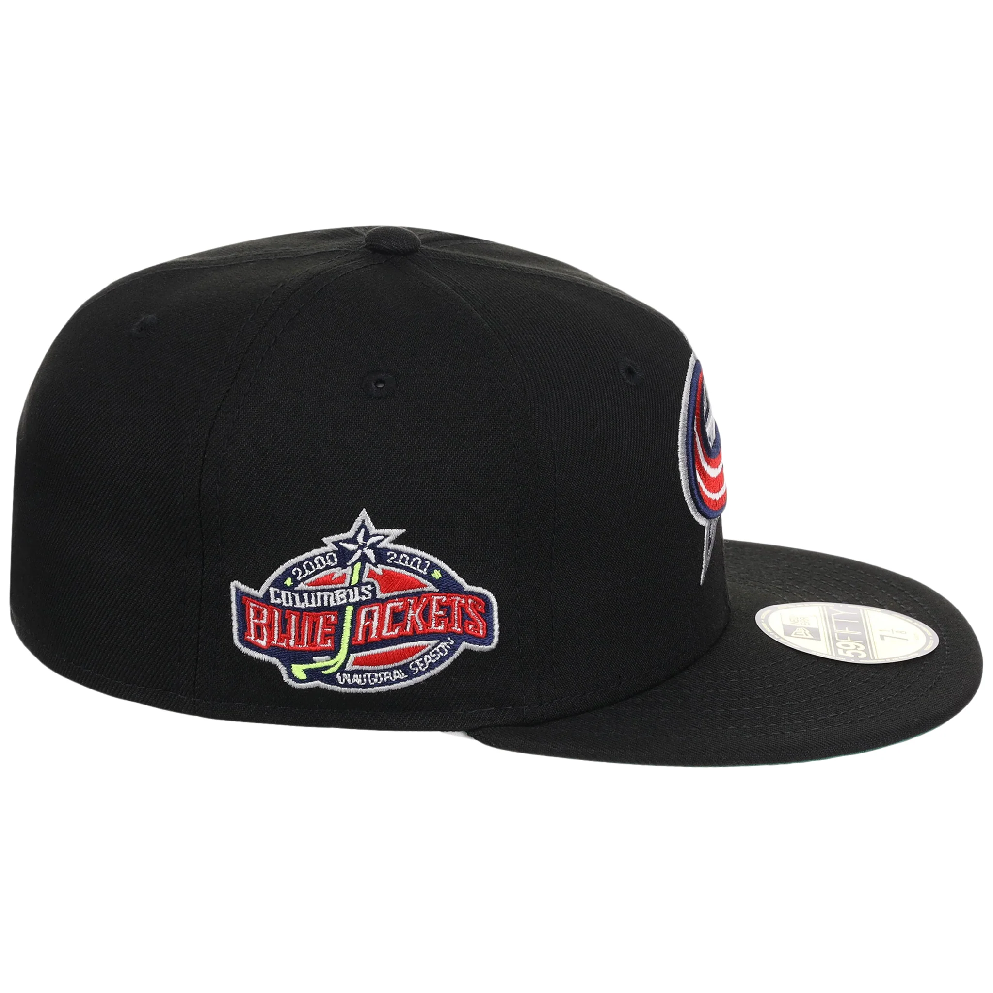 Columbus Blue Jackets NHL Black Dome New Era 59FIFTY - Image 3