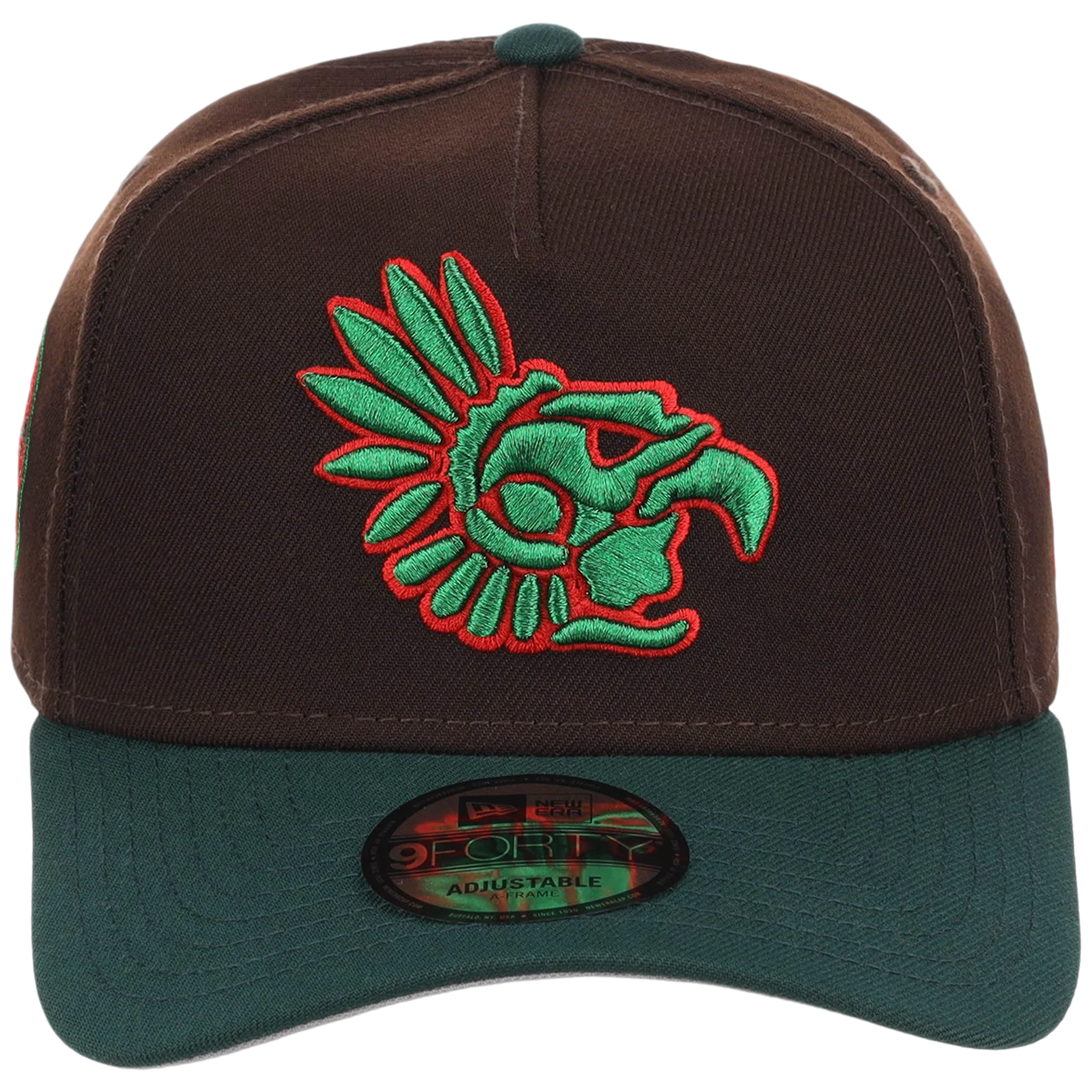 Crown the City: Mexico City - Aztec 2.0 New Era 9FORTY (Black/Dark Green) - Image 5