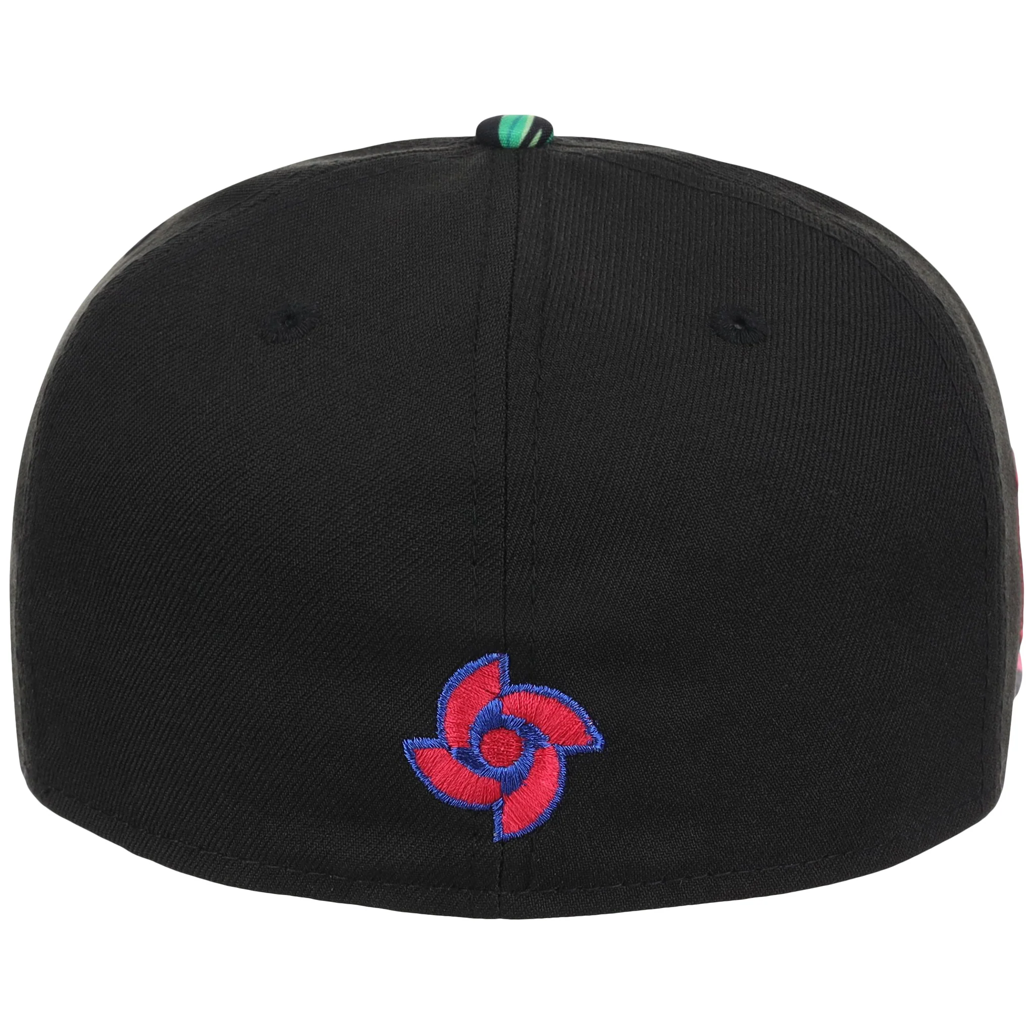 Crown the Country: Dominican Republic New Era 59FIFTY (Black/Floral) 'República Dominicana' - Image 7