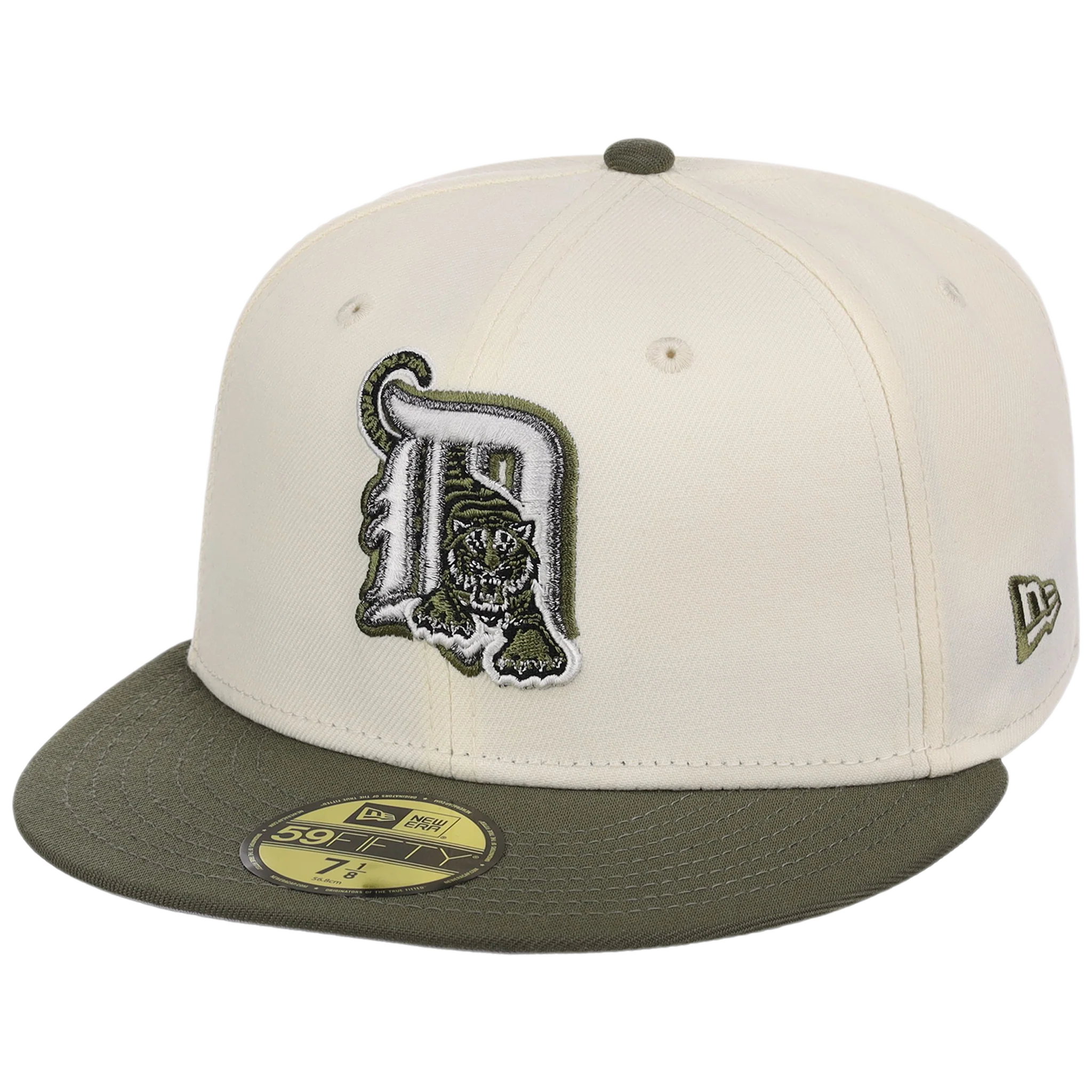 Detroit Tigers MLB Chrome Olive New Era 59FIFTY - Image 4