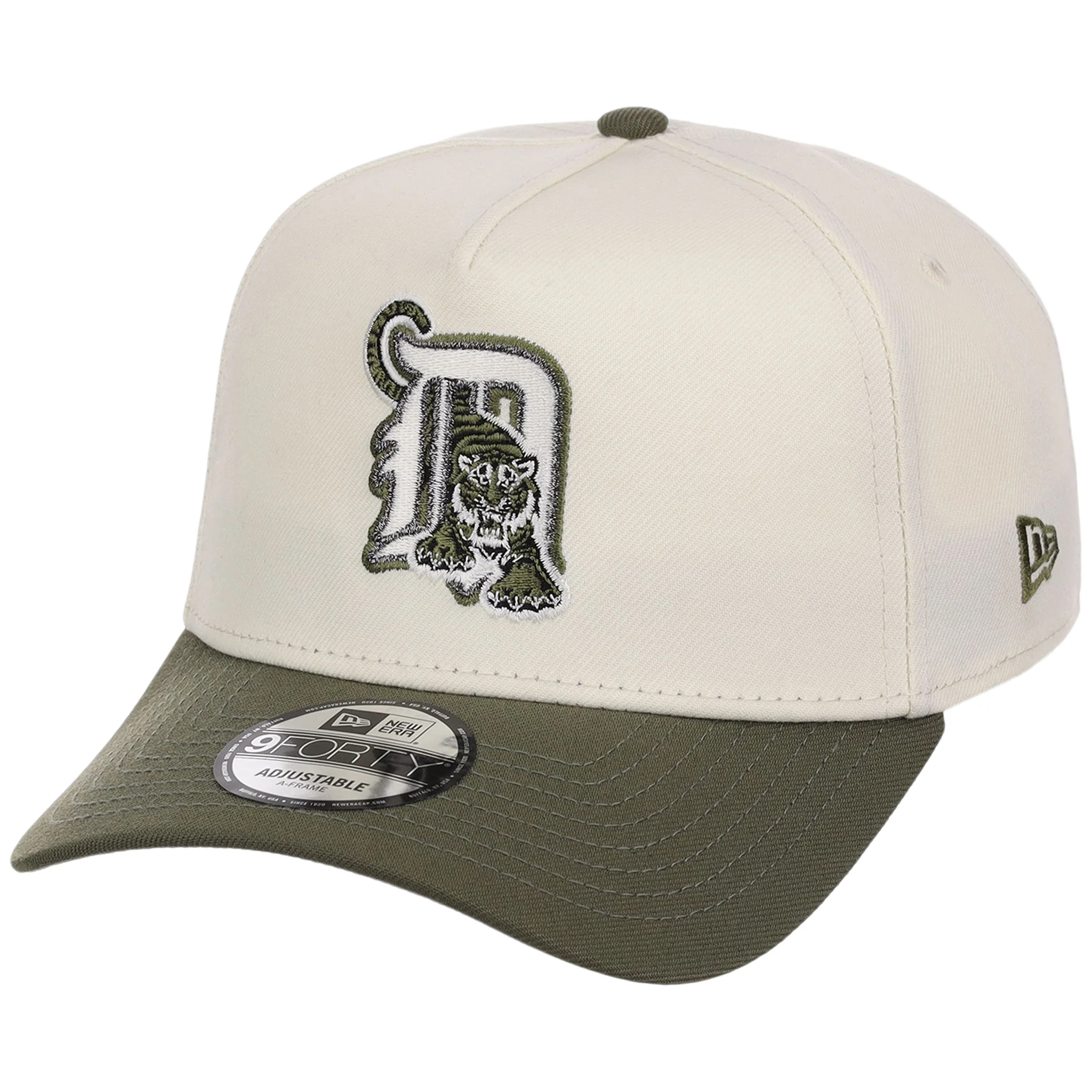 Detroit Tigers MLB Chrome Olive New Era 9FORTY - Image 4