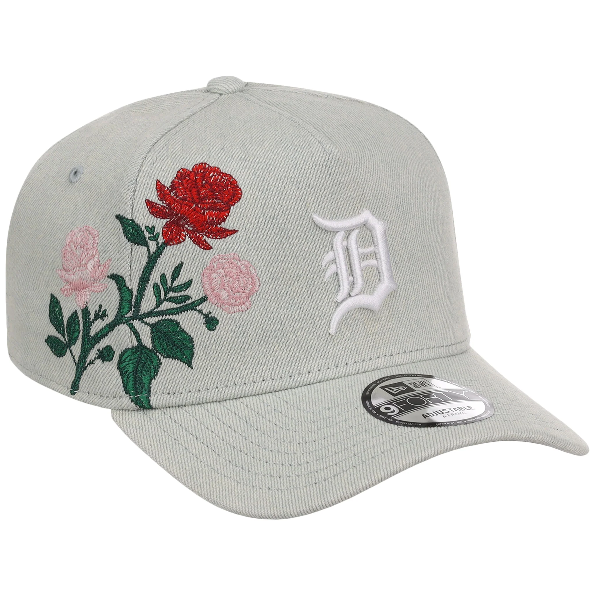 Detroit Tigers MLB Denim Flower New Era 9FORTY