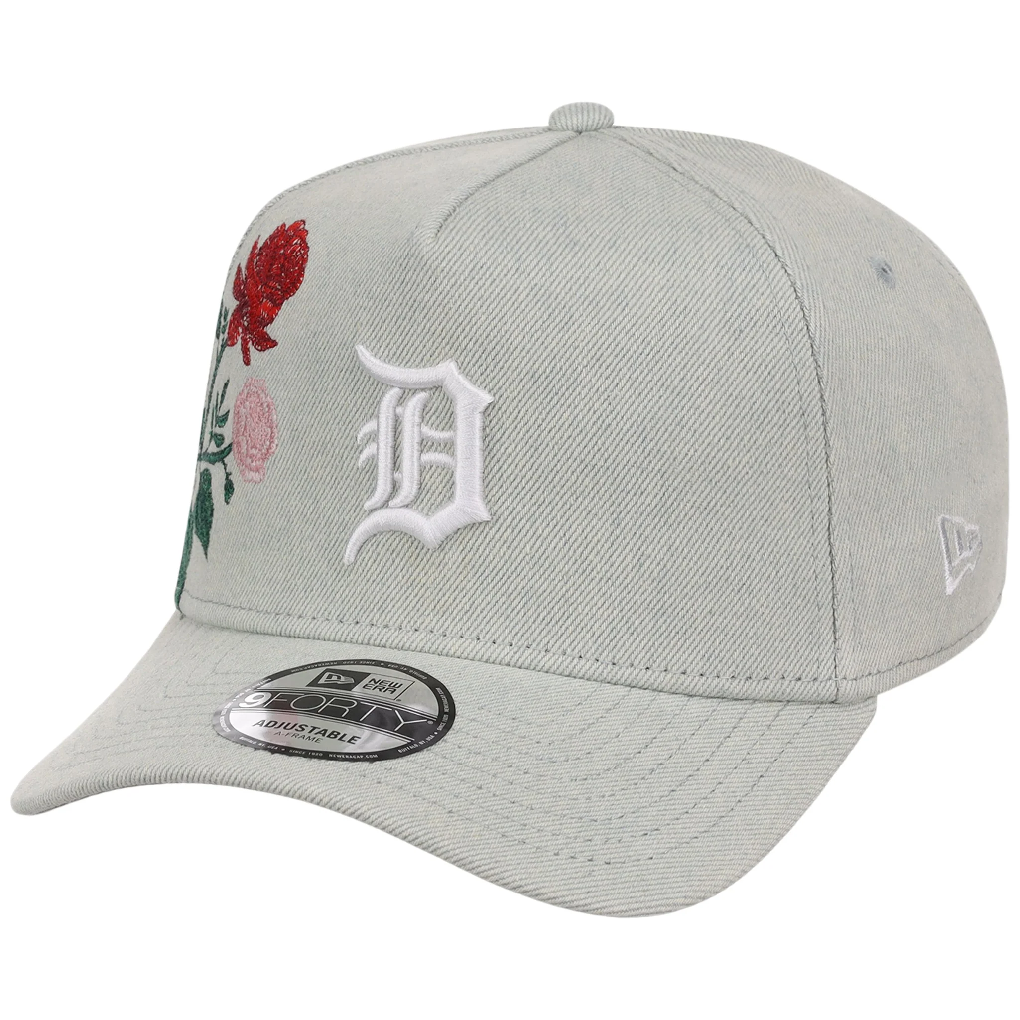 Detroit Tigers MLB Denim Flower New Era 9FORTY - Image 4