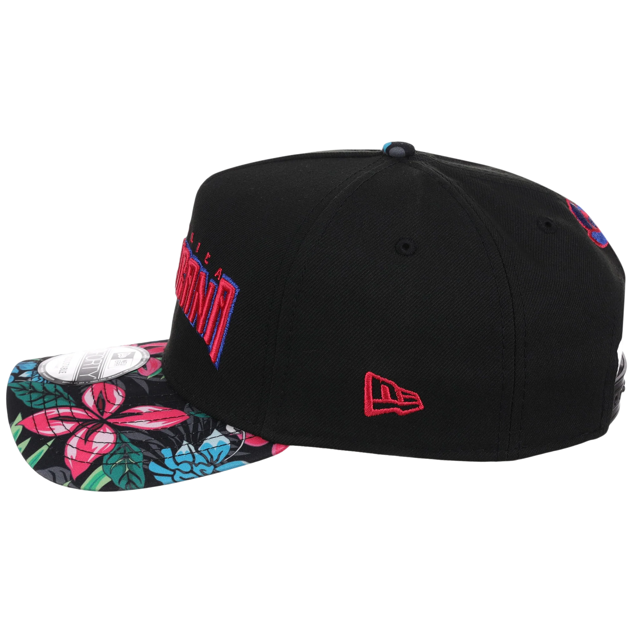 Dominican Republic Crown the Country: Dominican Republic New Era (Black/Floral) - Image 6