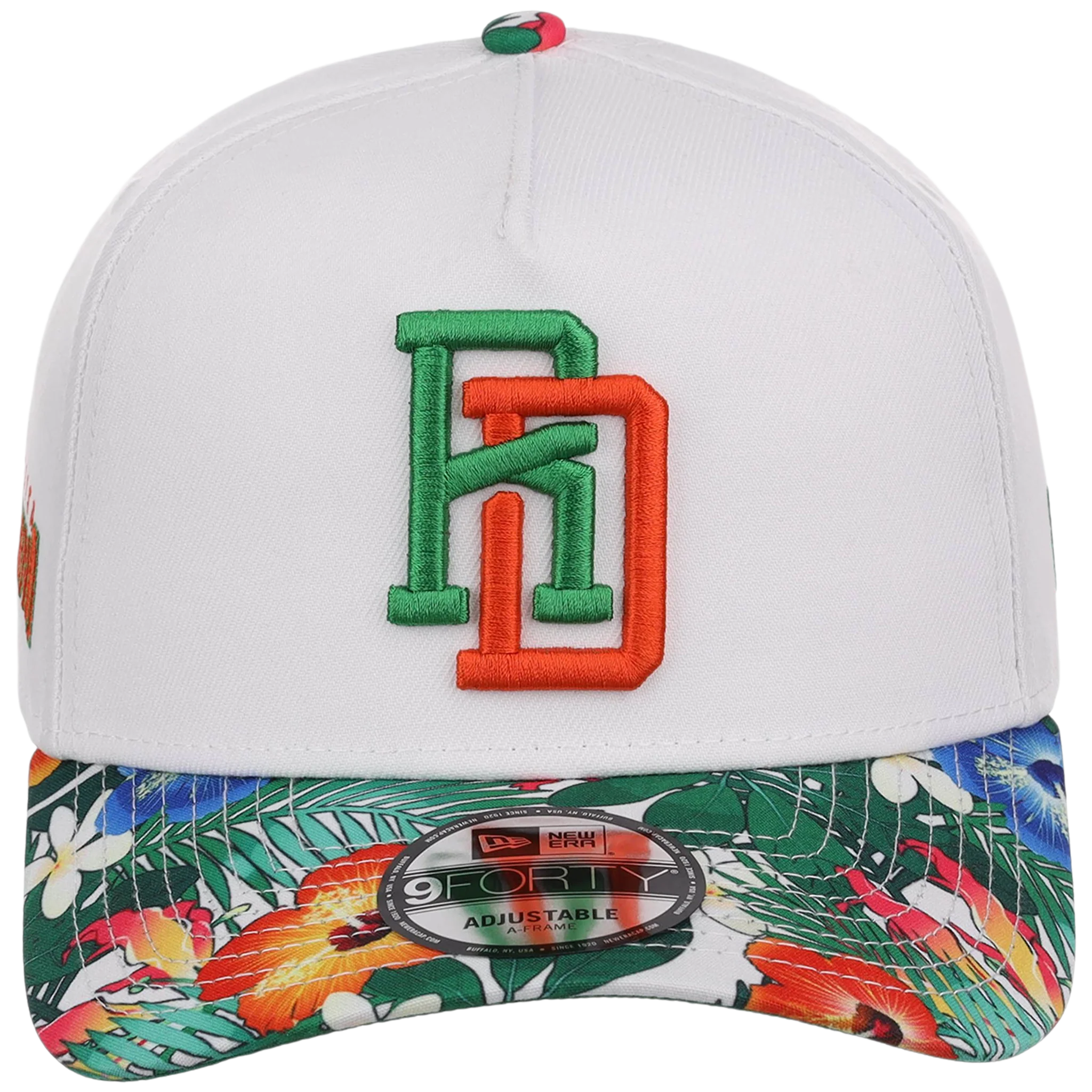 Dominican Republic Crown the Country: Dominican Republic New Era (White/Floral) - Image 5