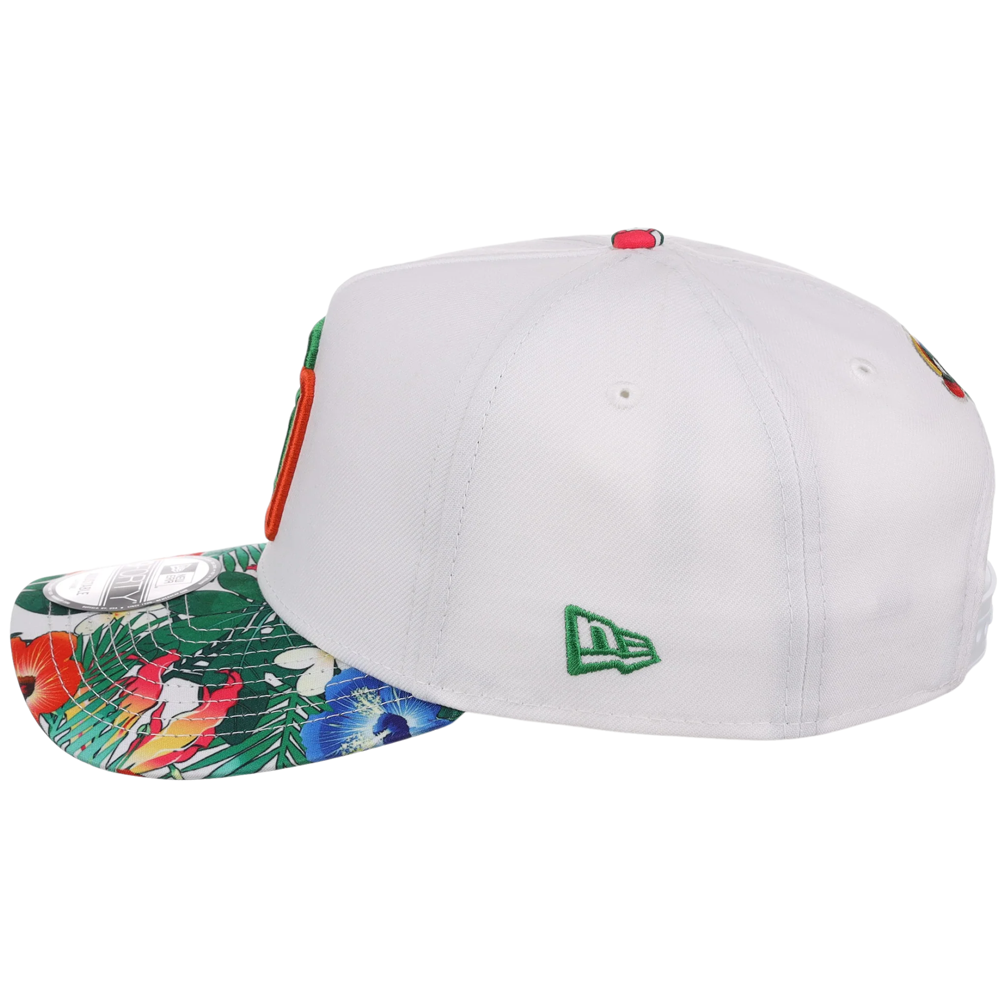 Dominican Republic Crown the Country: Dominican Republic New Era (White/Floral) - Image 6