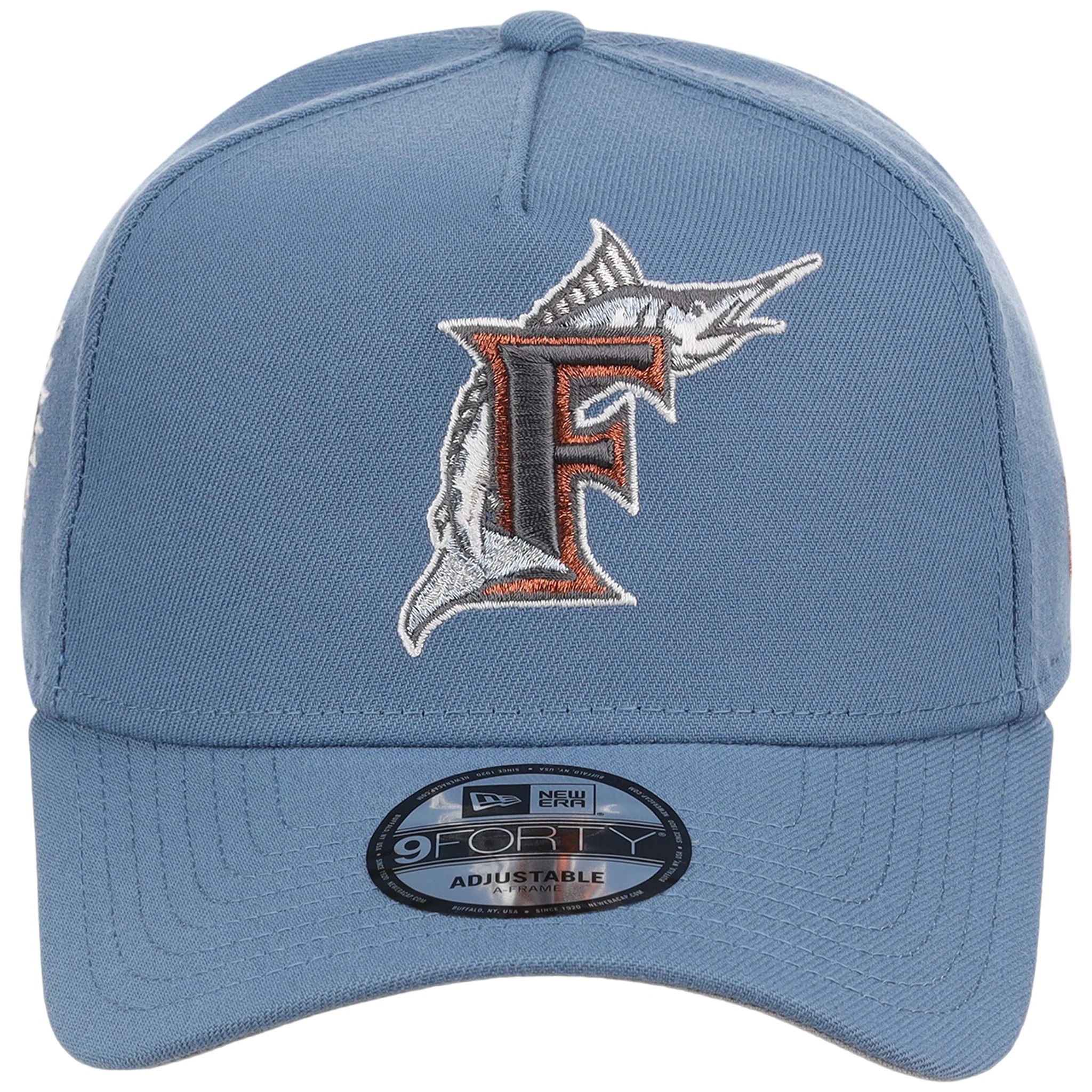 Florida Marlins MLB Faded Blue New Era 9FORTY - Image 5