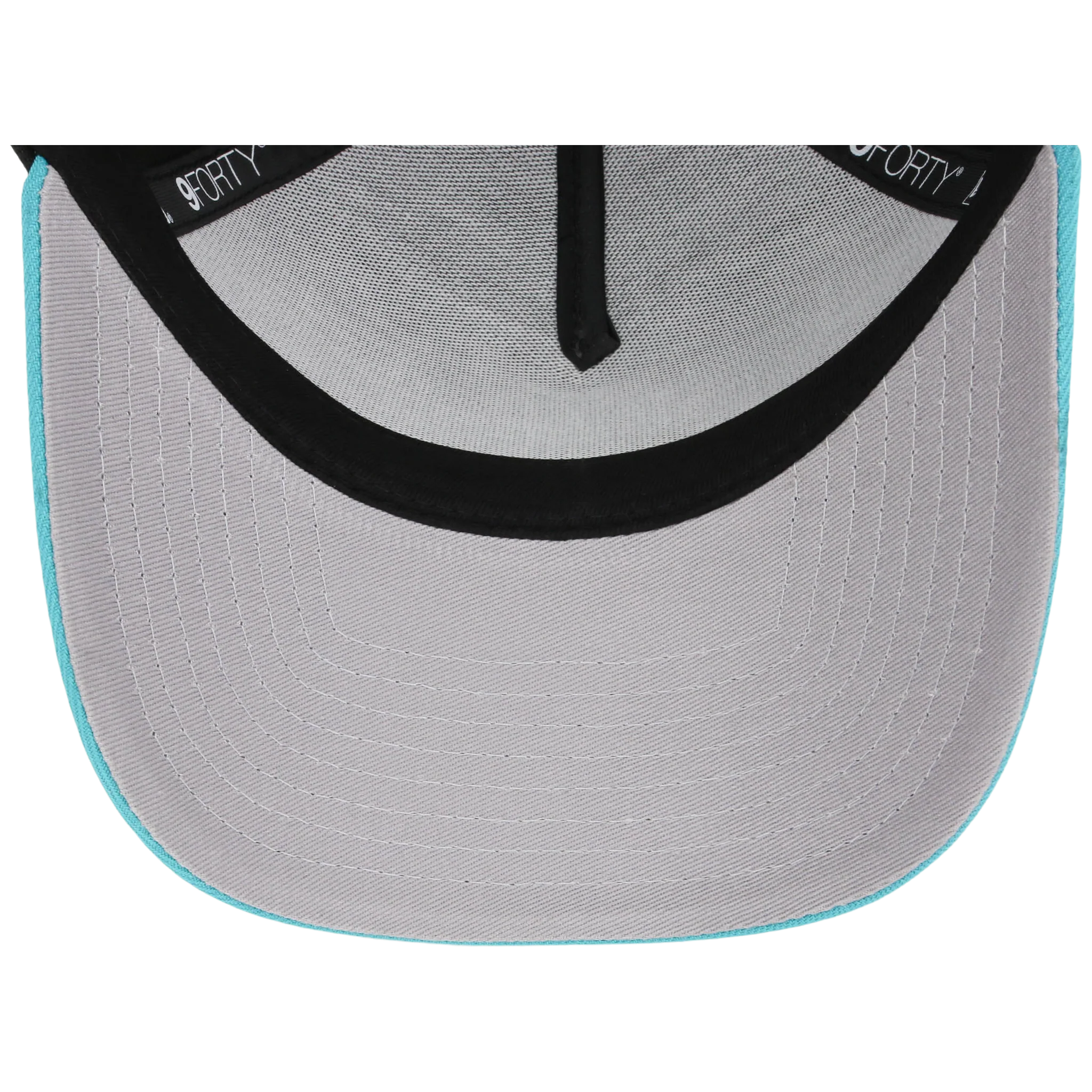 Florida Marlins MLB Flipmode 2.0 New Era 9FORTY A-Frame (Black/Teal/Gray) - Image 2