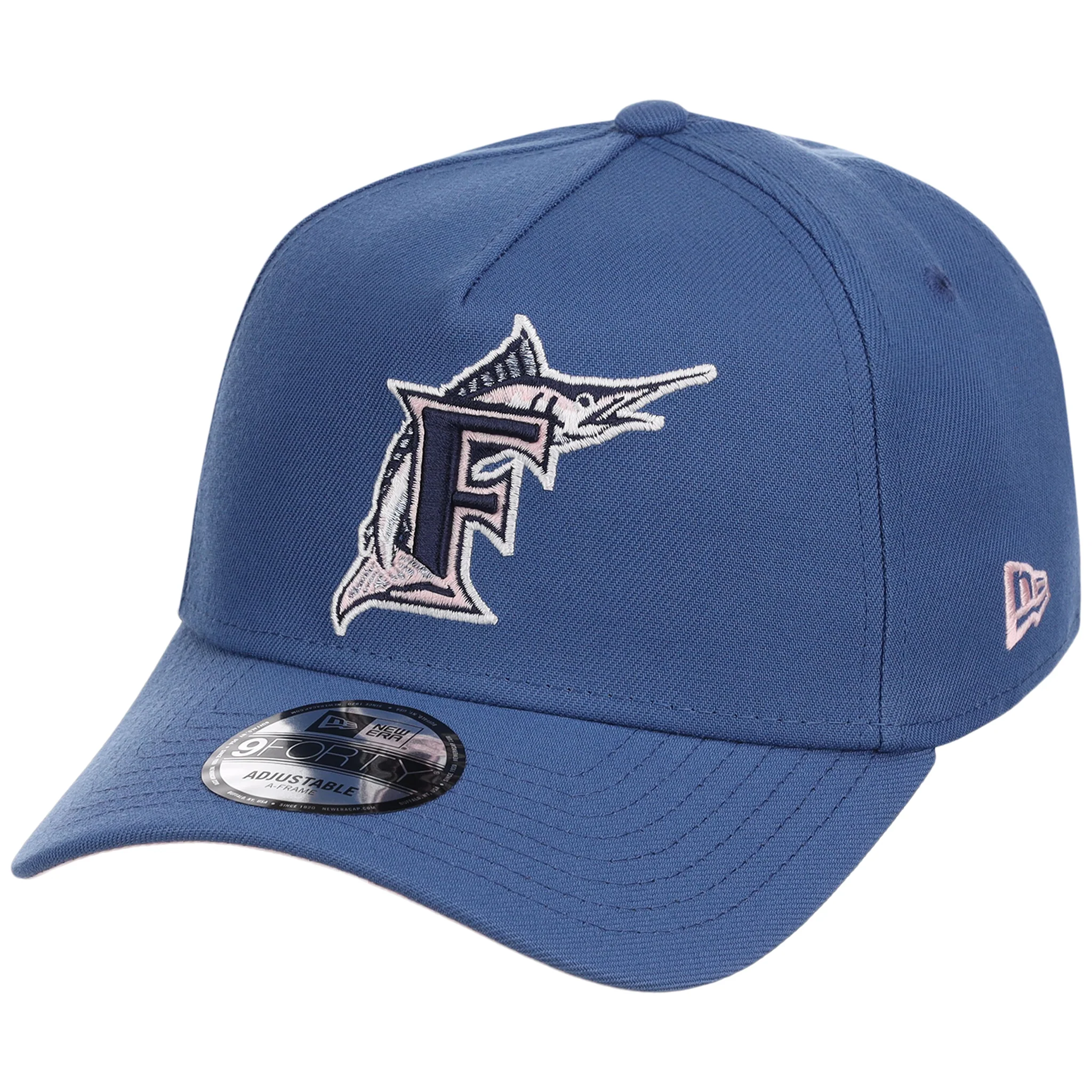 Florida Marlins MLB Pink Indigo New Era 9FORTY - Image 4