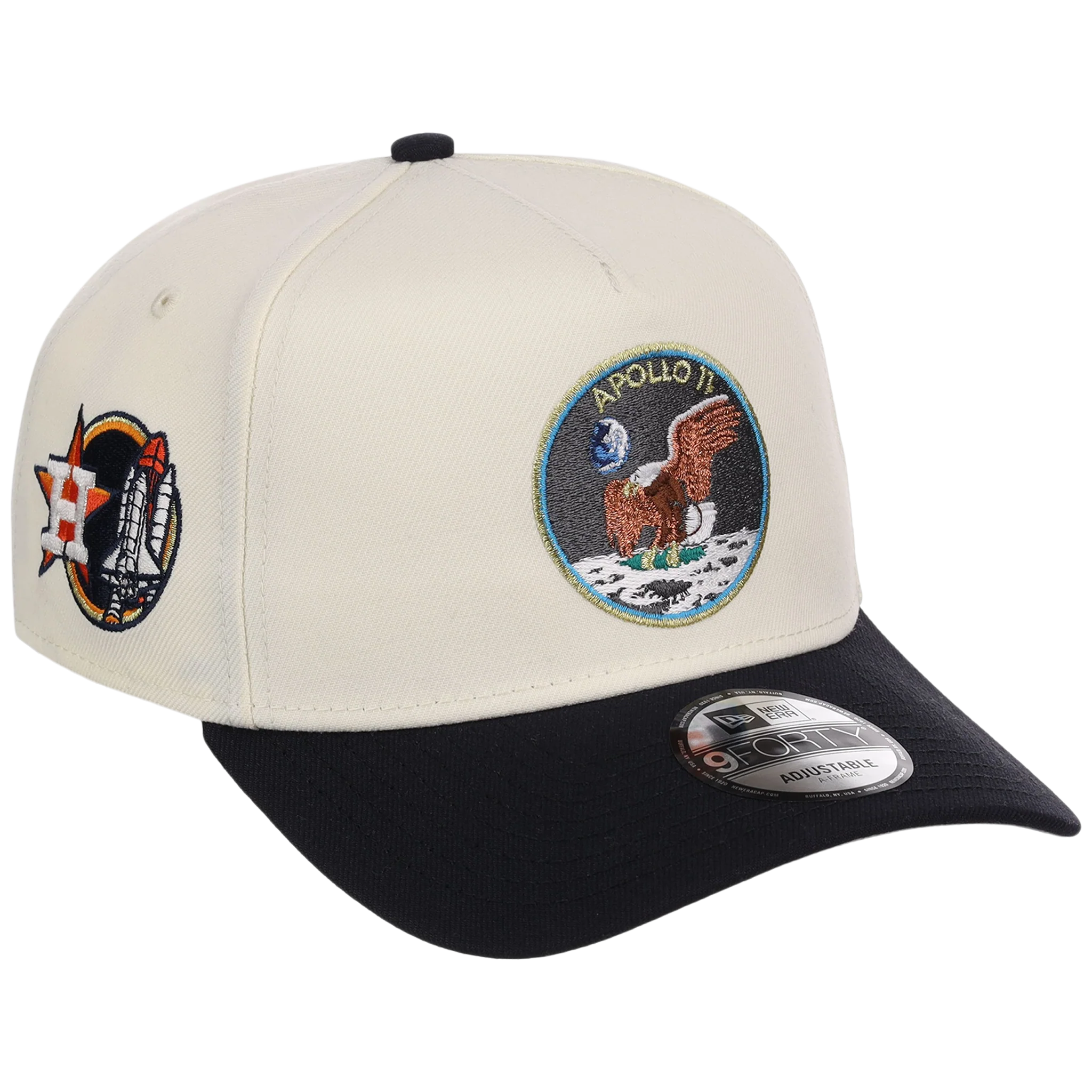 Houston Astros Houston Crown the City 'Apollo 11' New Era 9FORTY (Chrome/Navy)