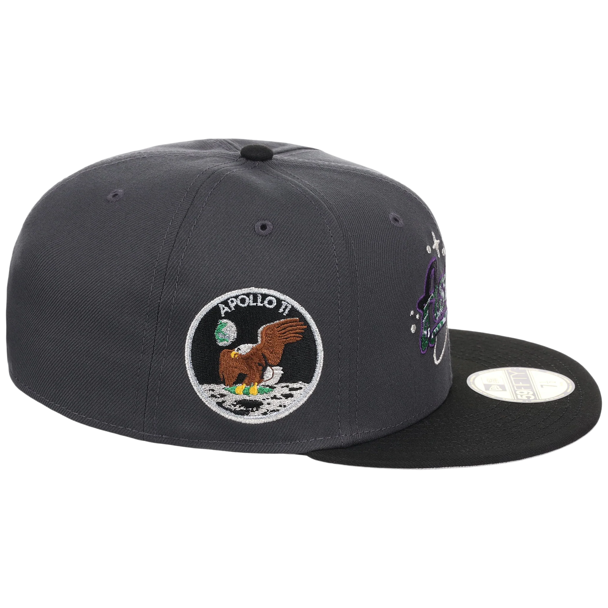 Houston Astros Houston Crown the City 'Celestial Script' New Era 59FIFTY (Dark Graphite/Black) - Image 3
