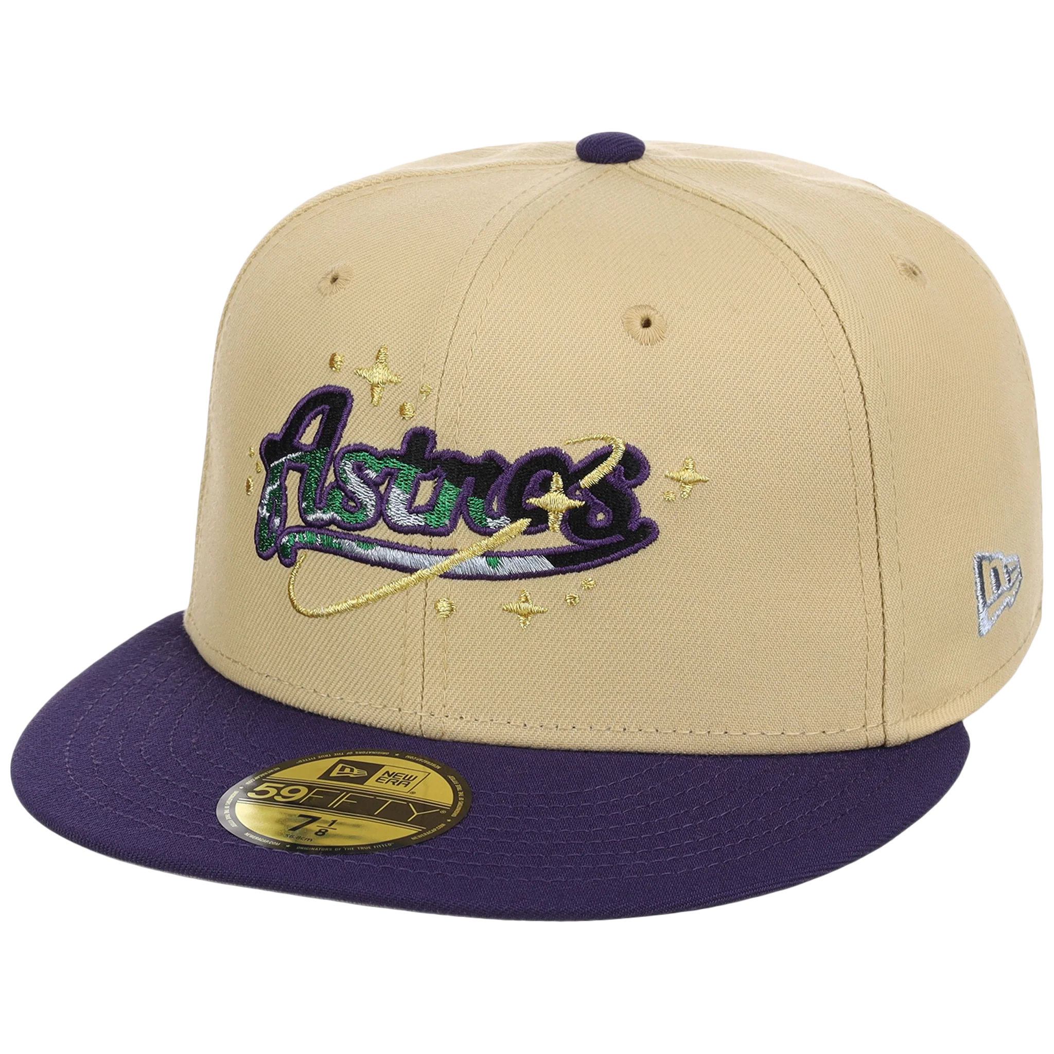 Houston Astros Houston Crown the City 'Celestial Script' New Era 59FIFTY (Gold/Purple) - Image 4