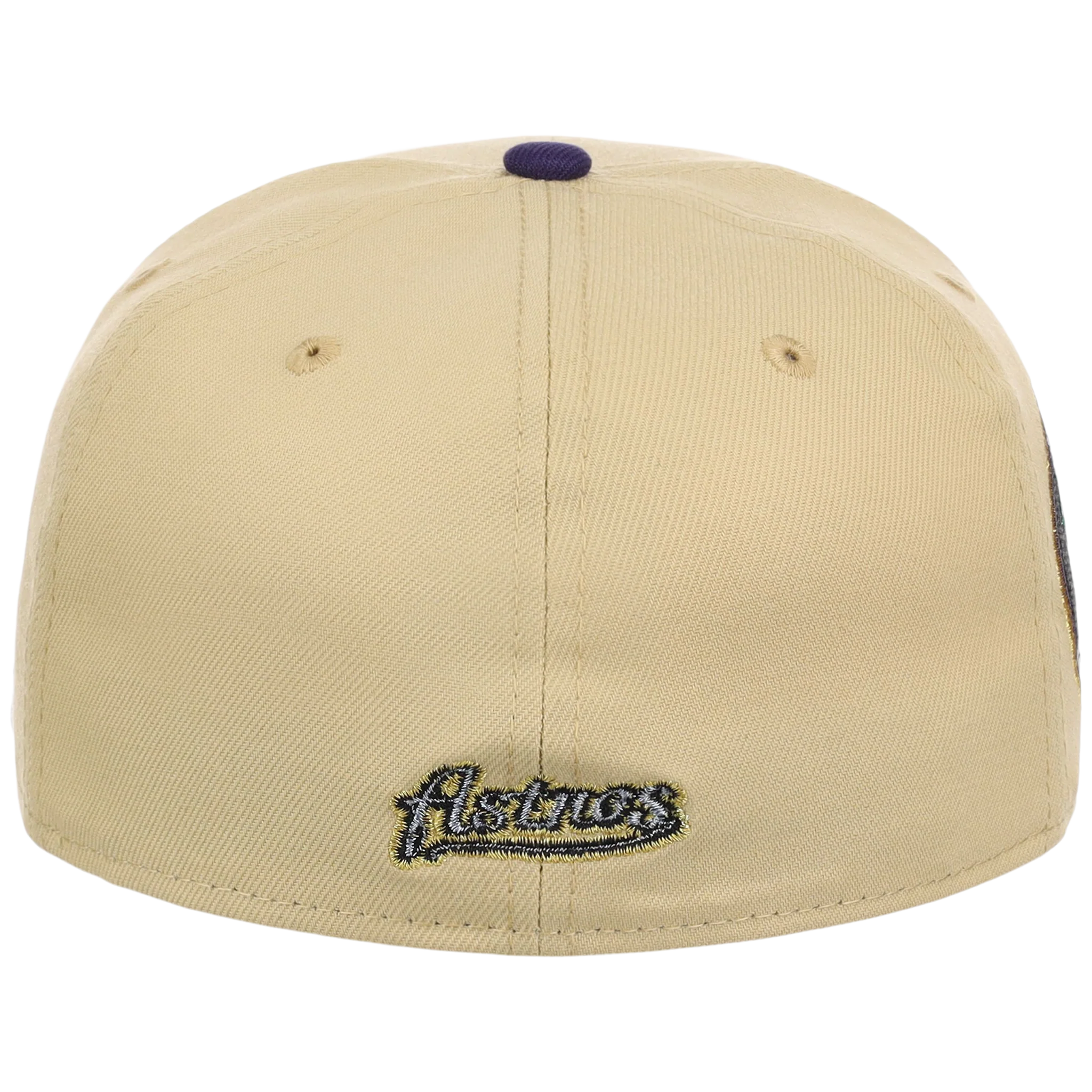 Houston Astros Houston Crown the City 'Celestial Script' New Era 59FIFTY (Gold/Purple) - Image 7