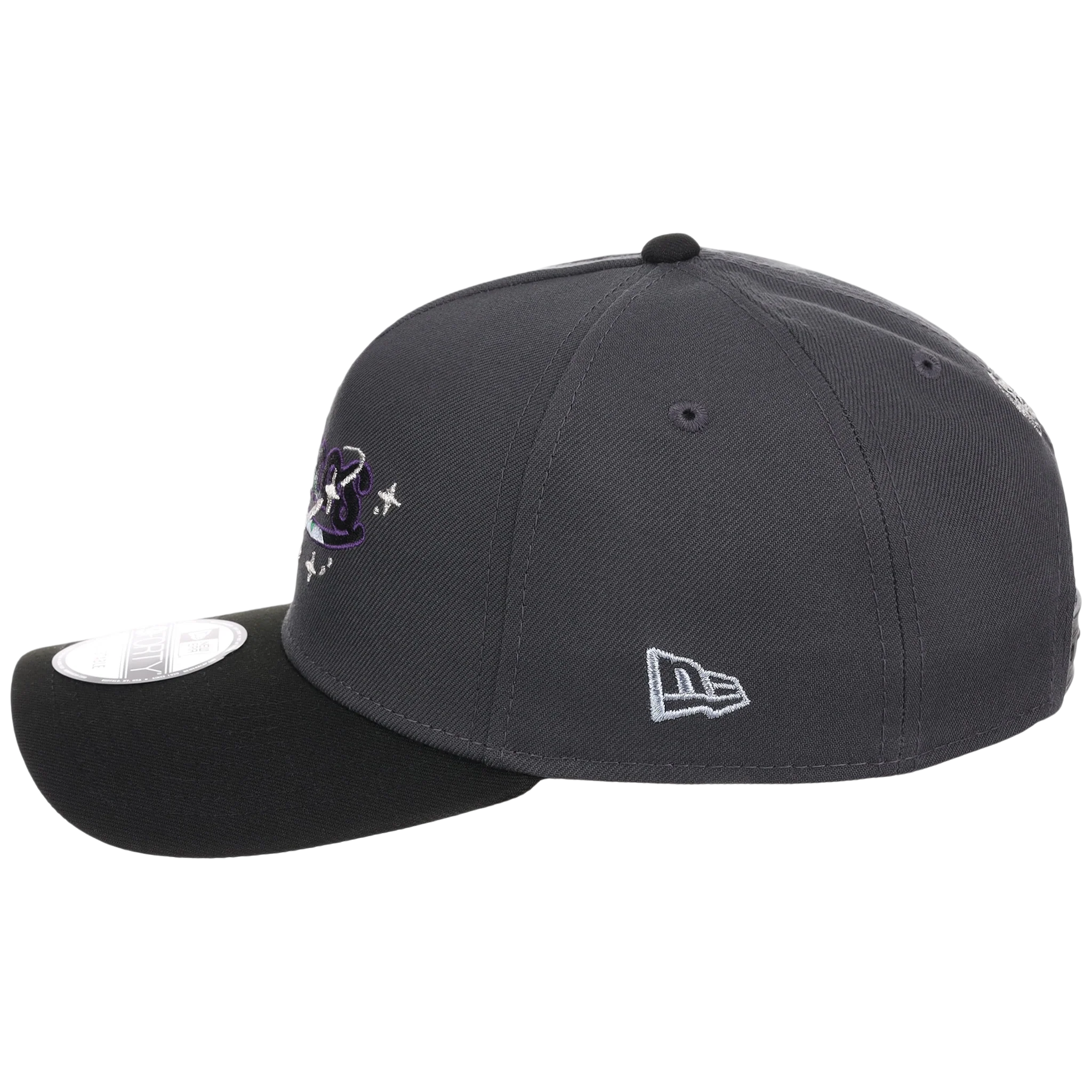 Houston Astros Houston Crown the City 'Celestial Script' New Era 9FORTY (Dark Graphite/Black) - Image 6
