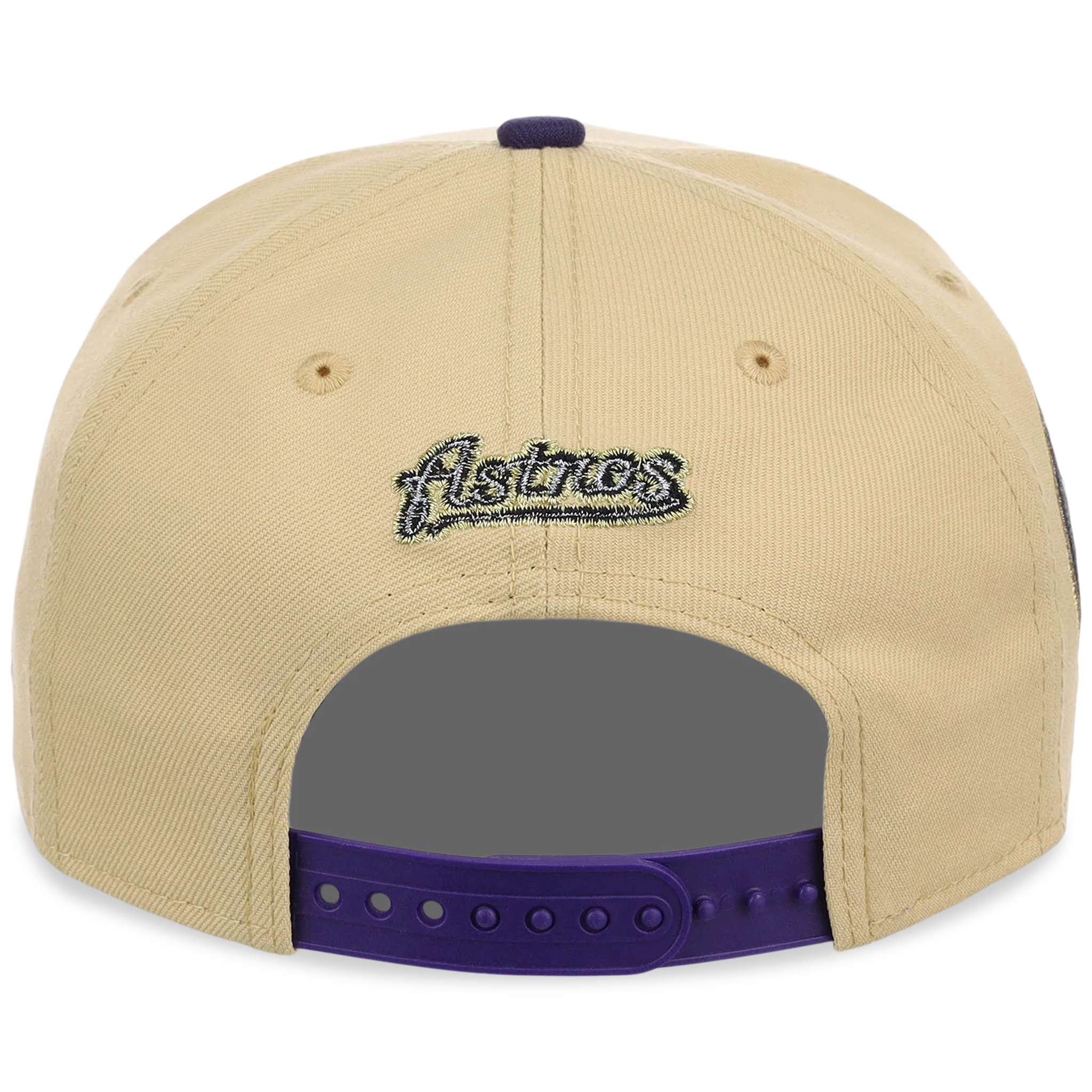 Houston Astros Houston Crown the City 'Celestial Script' New Era 9FORTY (Gold/Purple) - Image 7