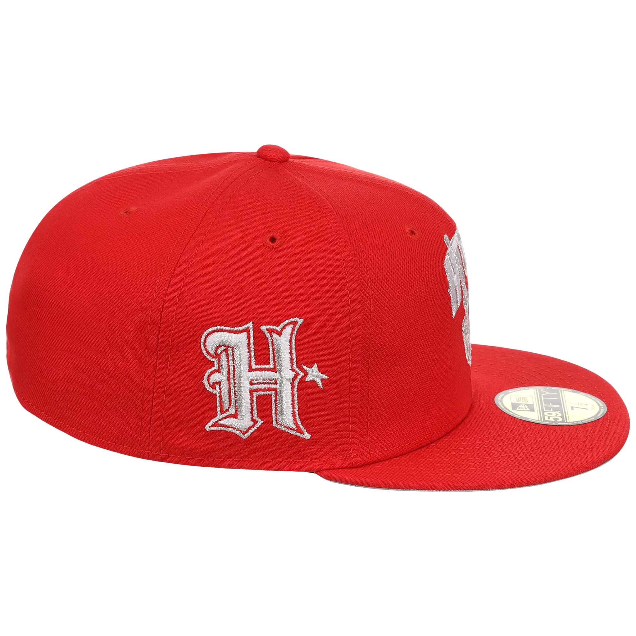 Houston Astros Houston Crown the City 'H-Town Skeleton' New Era 59FIFTY (Red/Red) - Image 3