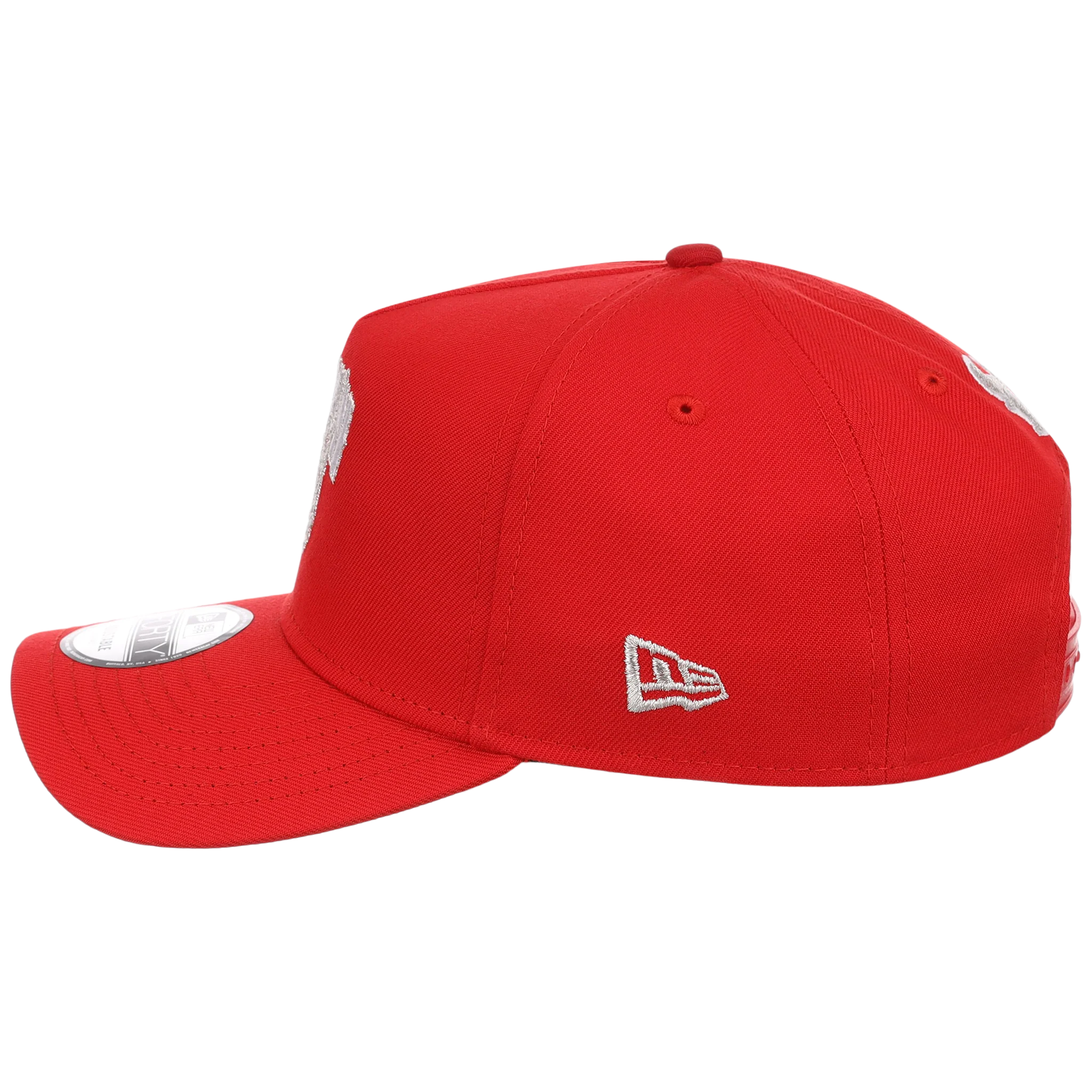 Houston Astros Houston Crown the City 'H-Town Skeleton' New Era 9FORTY (Red/Red) - Image 6