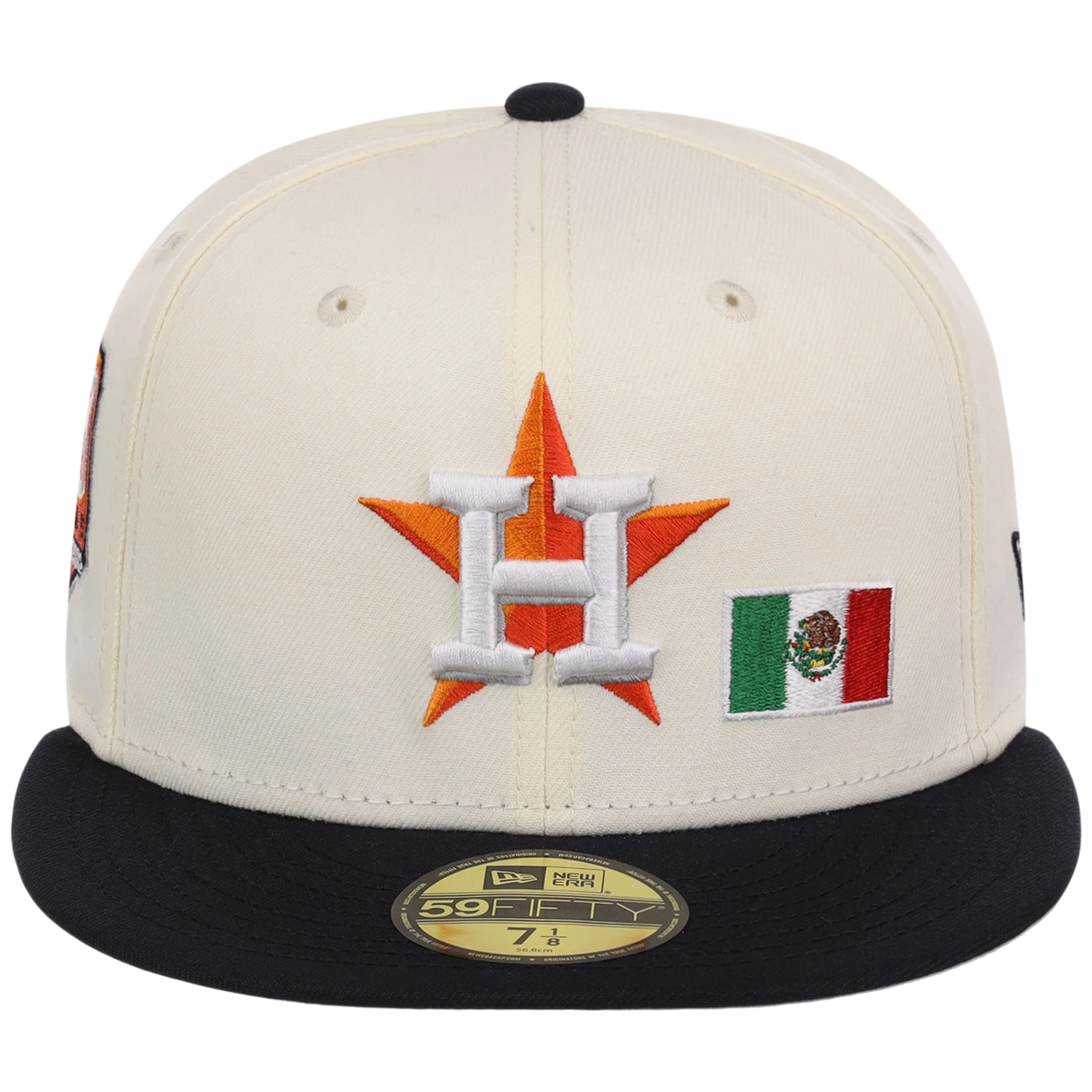 Houston Astros Houston Crown the City 'MEX Flag' New Era 59FIFTY (Black/Black) - Image 5