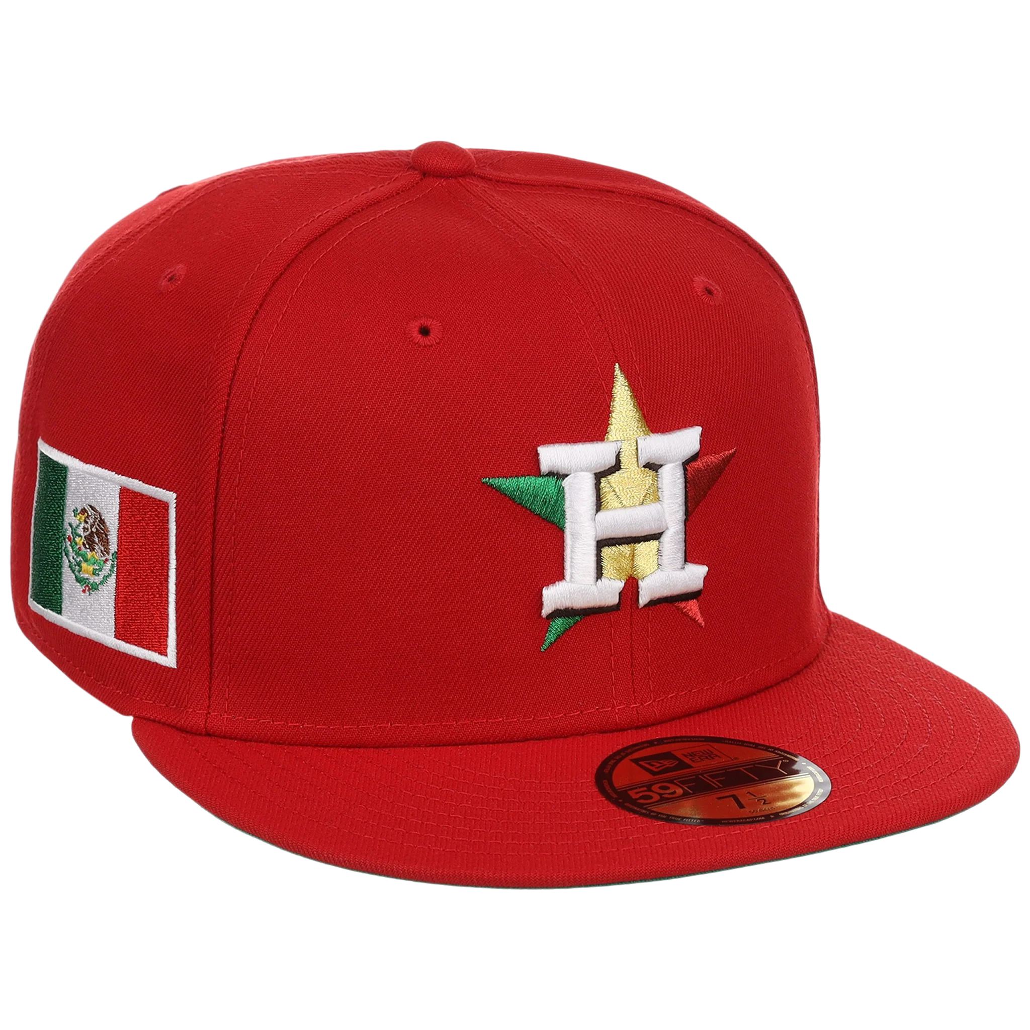 Houston Astros Houston Crown the City 'Multicolor Star' New Era 59FIFTY (Red/Red)