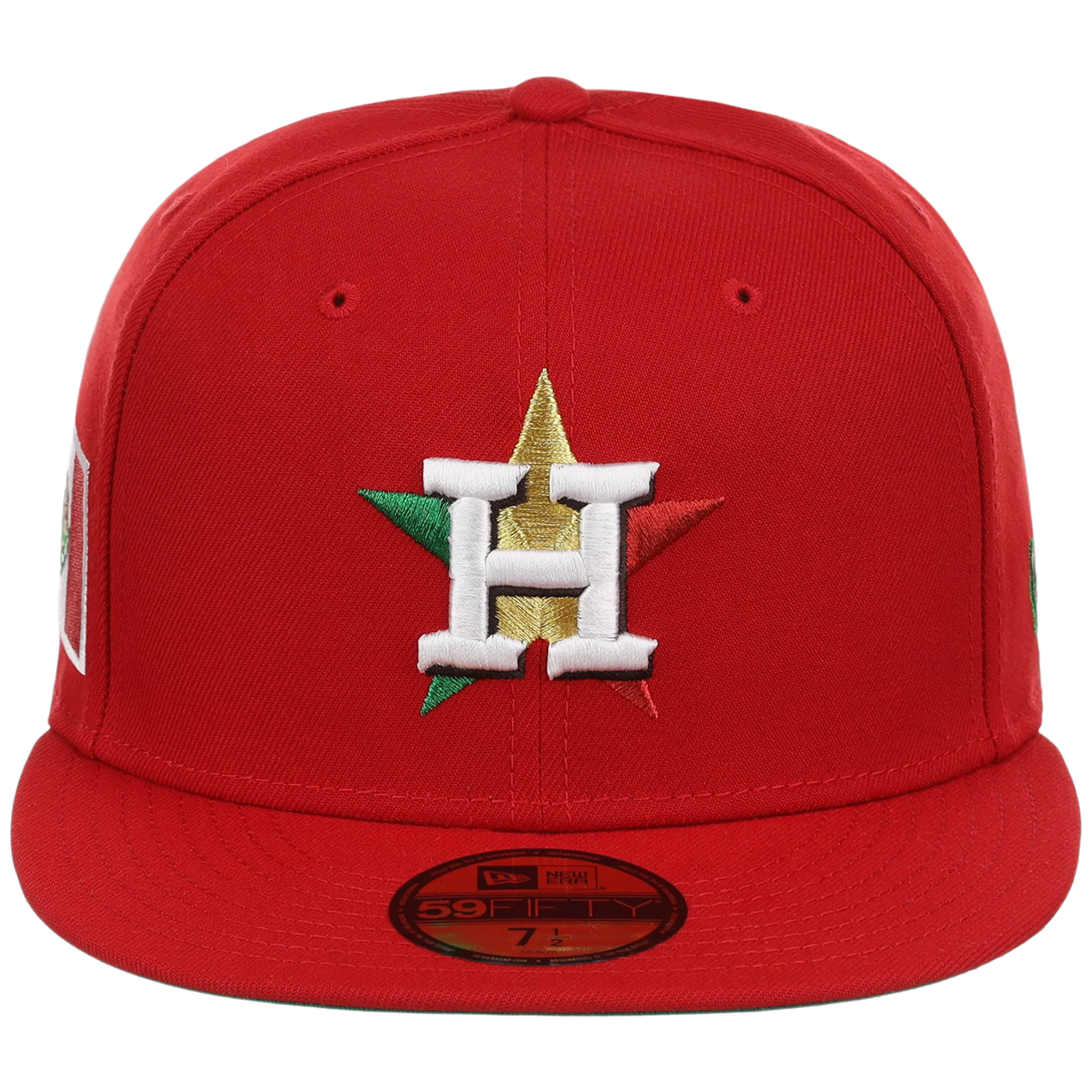 Houston Astros Houston Crown the City 'Multicolor Star' New Era 59FIFTY (Red/Red) - Image 5