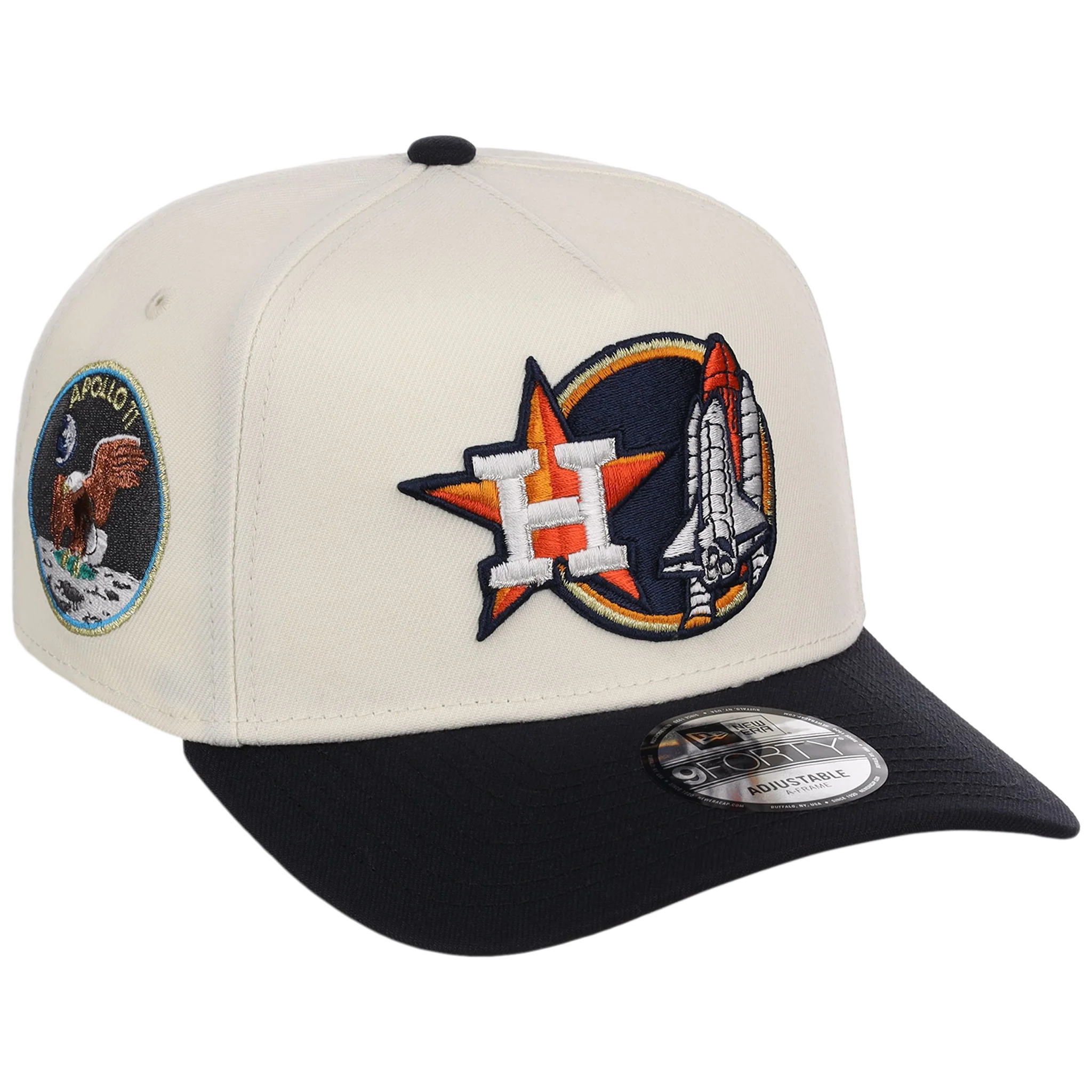 Houston Astros Houston Crown the City 'Space Shuttle' New Era 9FORTY (Chrome/Navy)