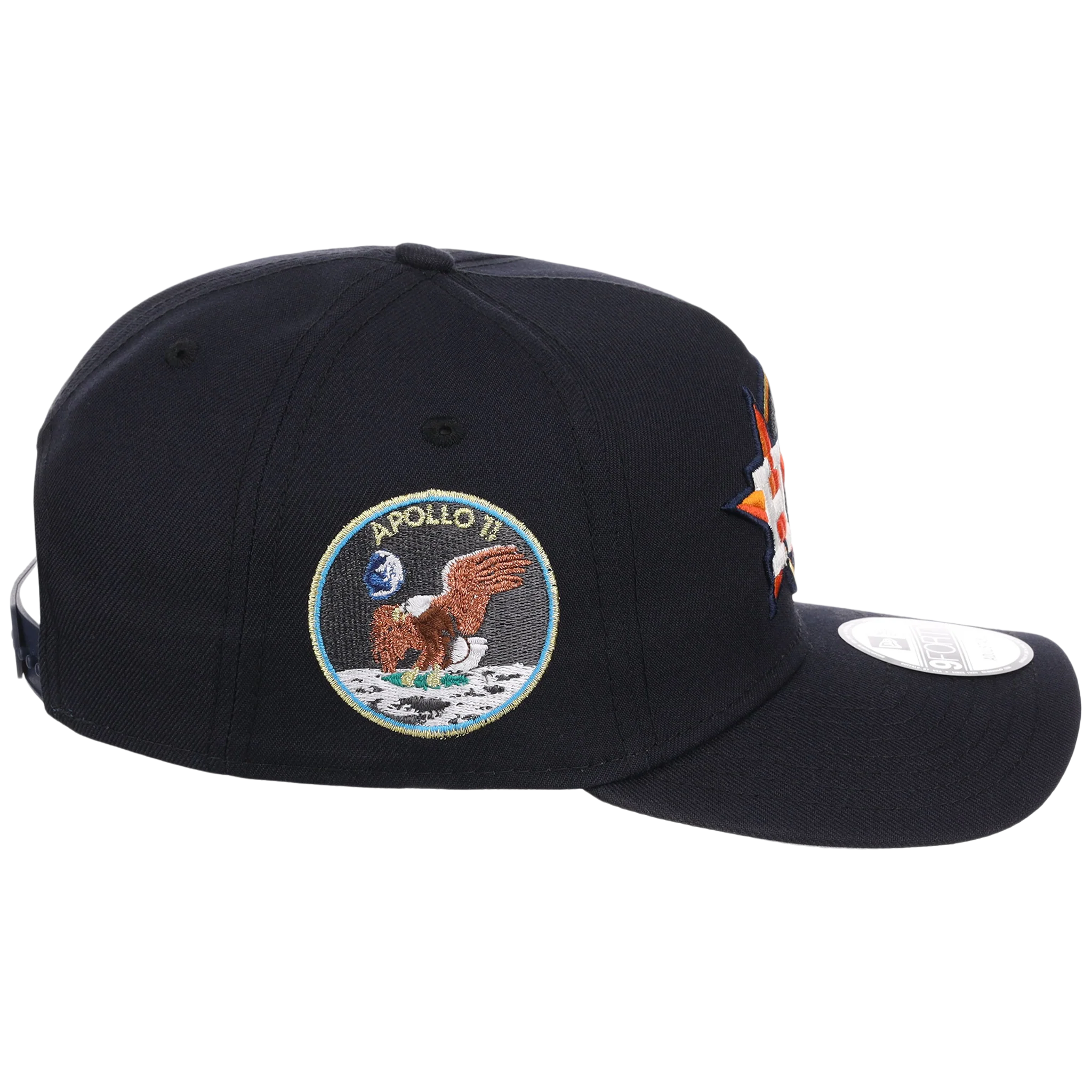 Houston Astros Houston Crown the City 'Space Shuttle' New Era 9FORTY (Navy/Navy) - Image 3