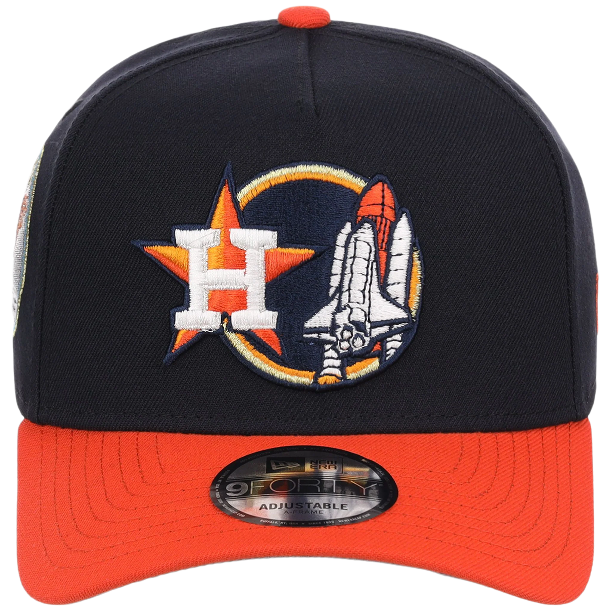 Houston Astros Houston Crown the City 'Space Shuttle' New Era 9FORTY (Navy/Orange) - Image 5
