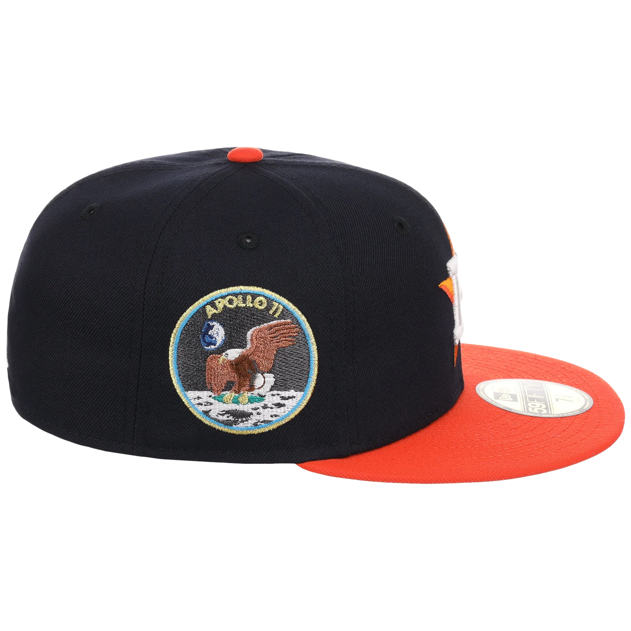 Houston Astros Houston Crown the City 'Spaceship' New Era 59FIFTY (Navy/Orange) - Image 3