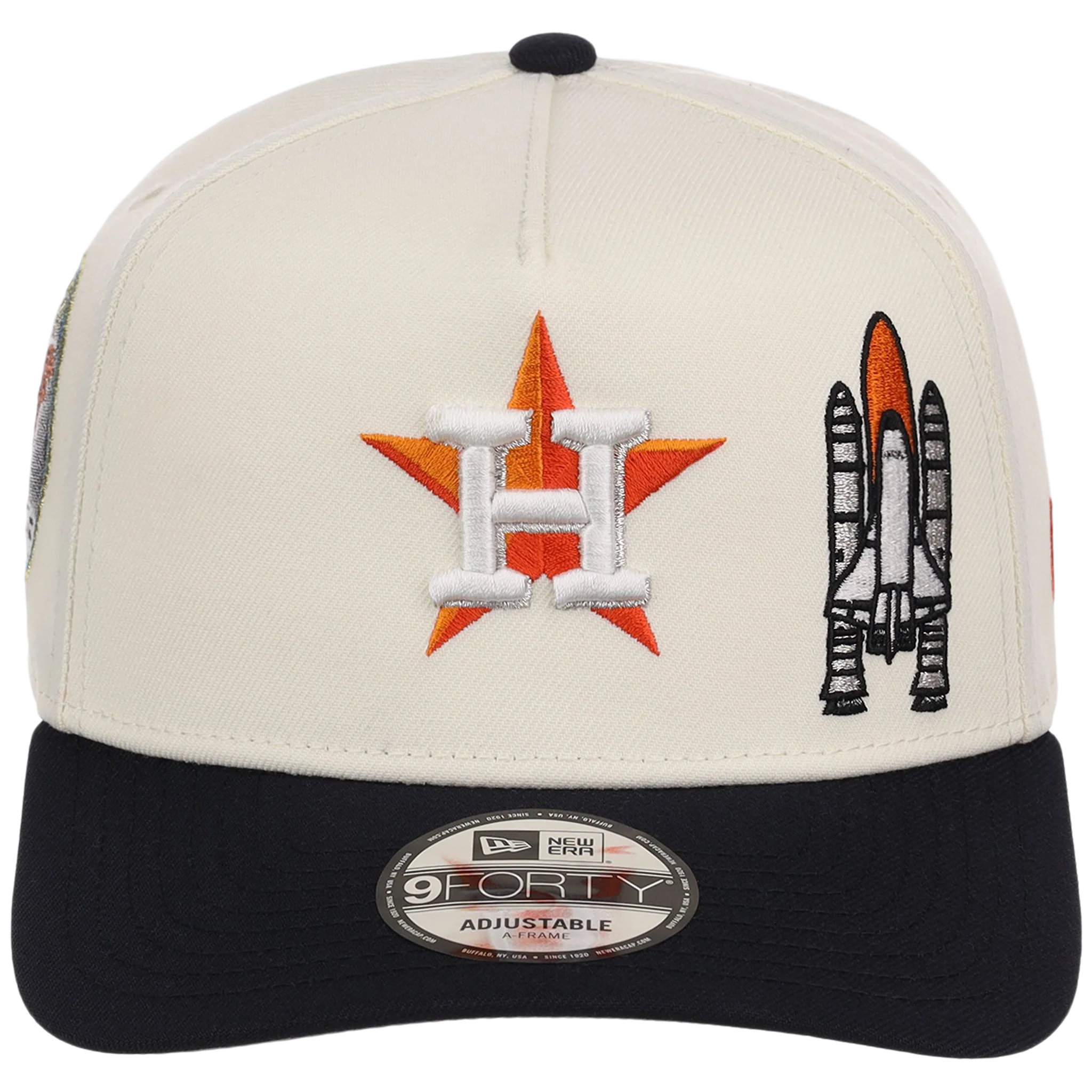 Houston Astros Houston Crown the City 'Spaceship' New Era 9FORTY (Chrome/Navy) - Image 5