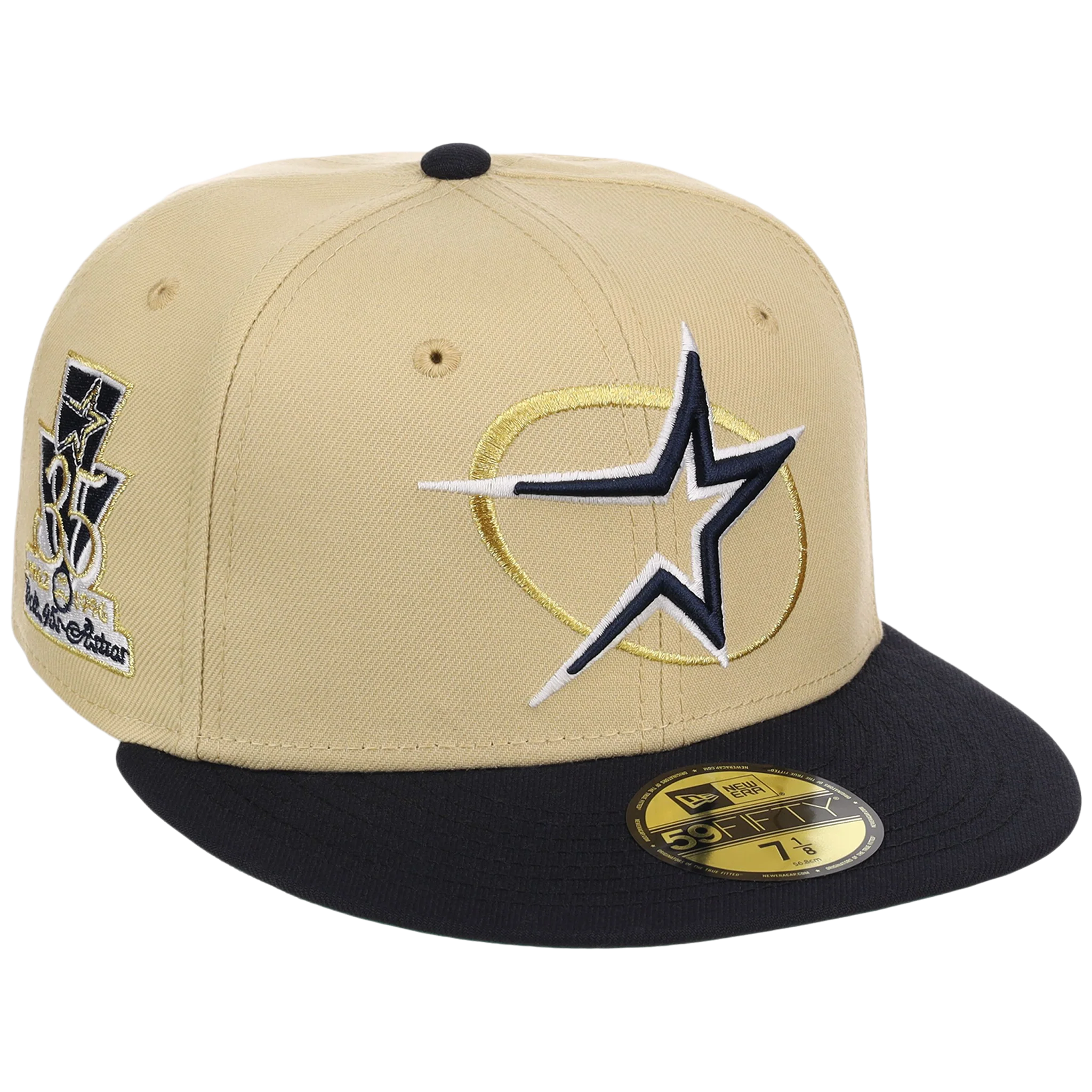 Houston Astros Houston Crown the City 'Star Oval' New Era 59FIFTY (Gold/Navy)