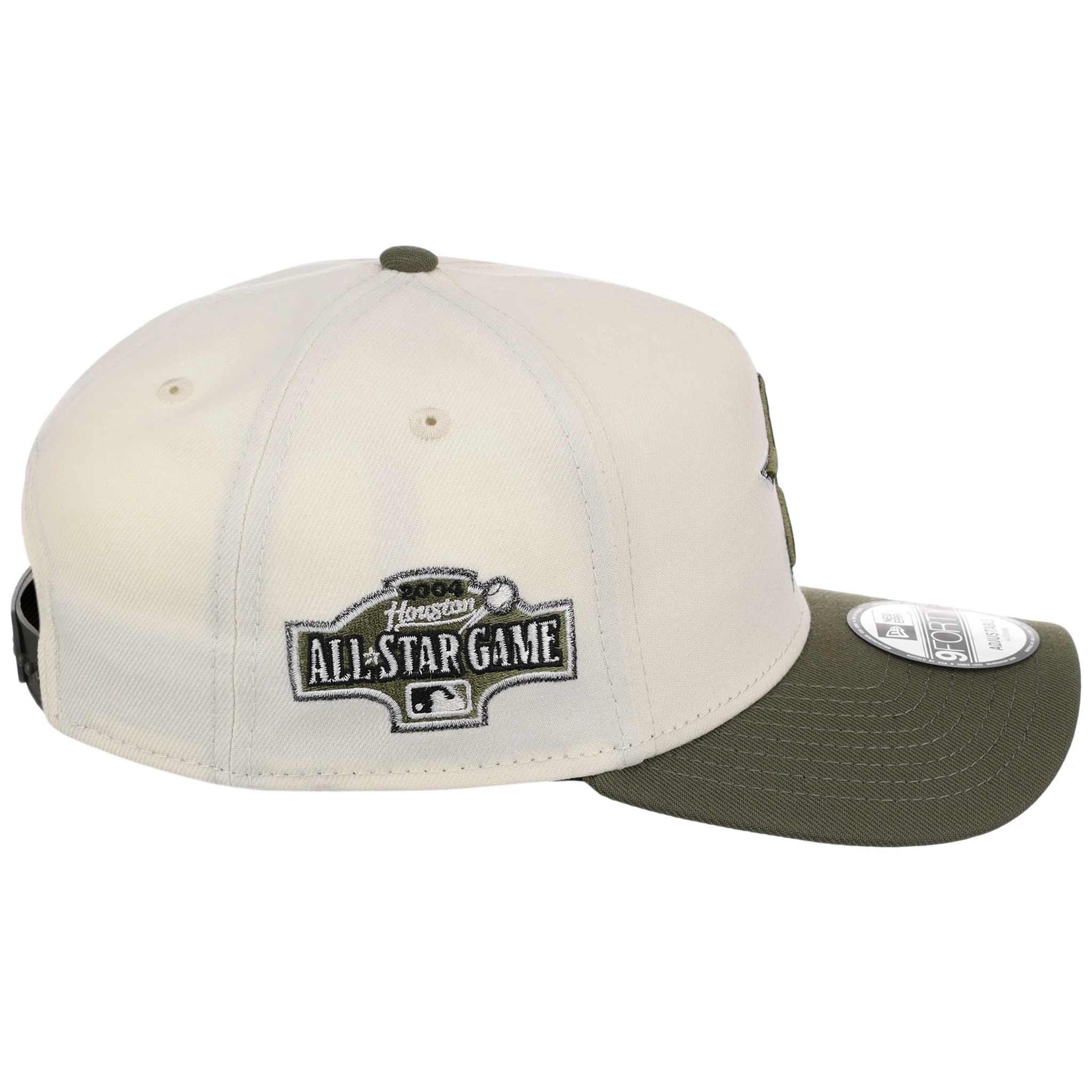 Houston Astros MLB Chrome Olive New Era 9FORTY - Image 3