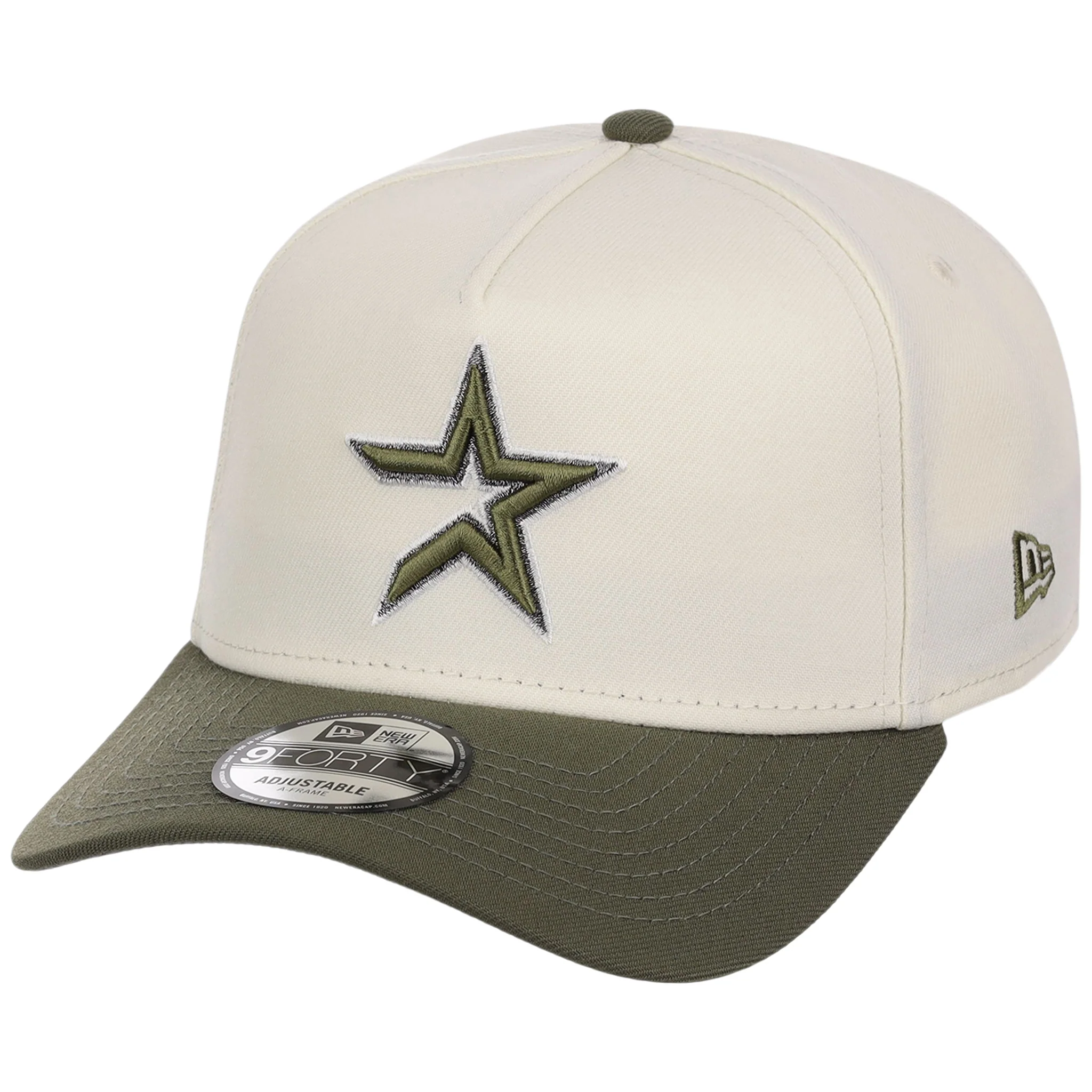 Houston Astros MLB Chrome Olive New Era 9FORTY - Image 4