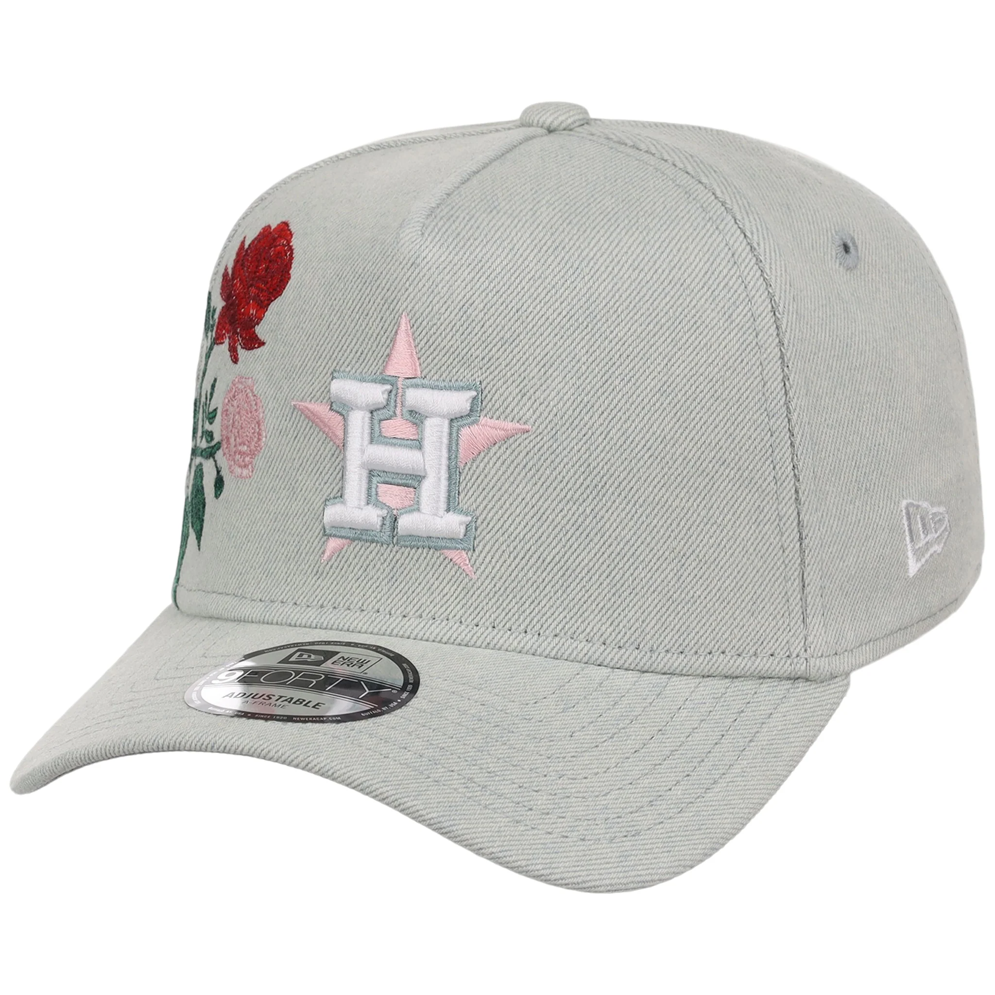 Houston Astros MLB Denim Flower New Era 9FORTY - Image 4
