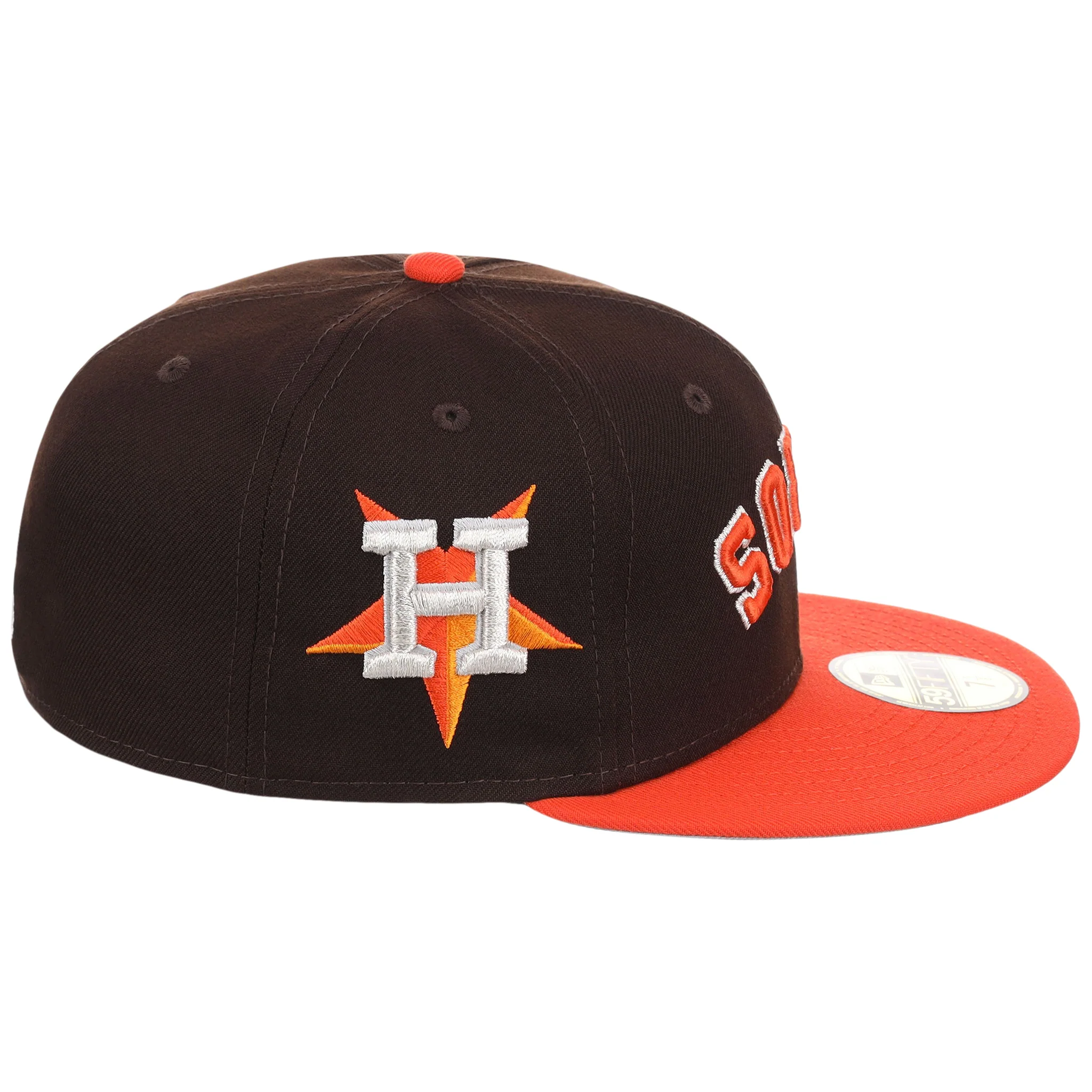 Houston Astros MLB Flipmode 2.0 New Era 59FIFTY (Brown/Orange/Gray) - Image 3