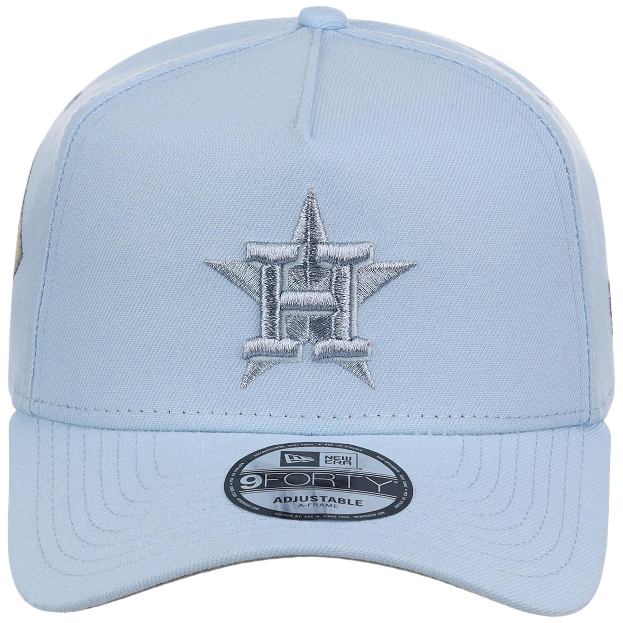 Houston Astros MLB Glacial Blue New Era 9FORTY A-Frame - Image 5