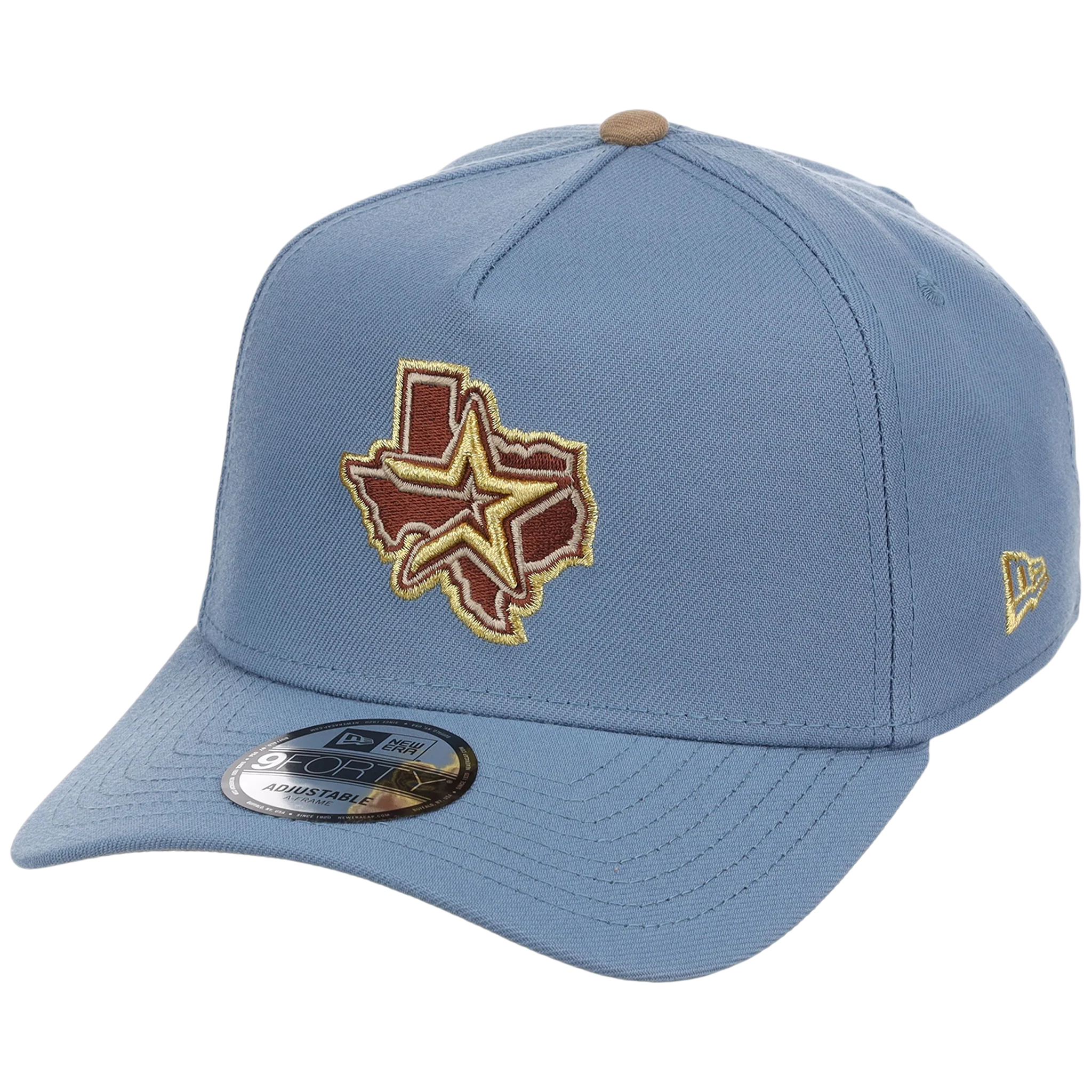 Houston Astros MLB Golden Fade New Era 9FORTY - Image 4