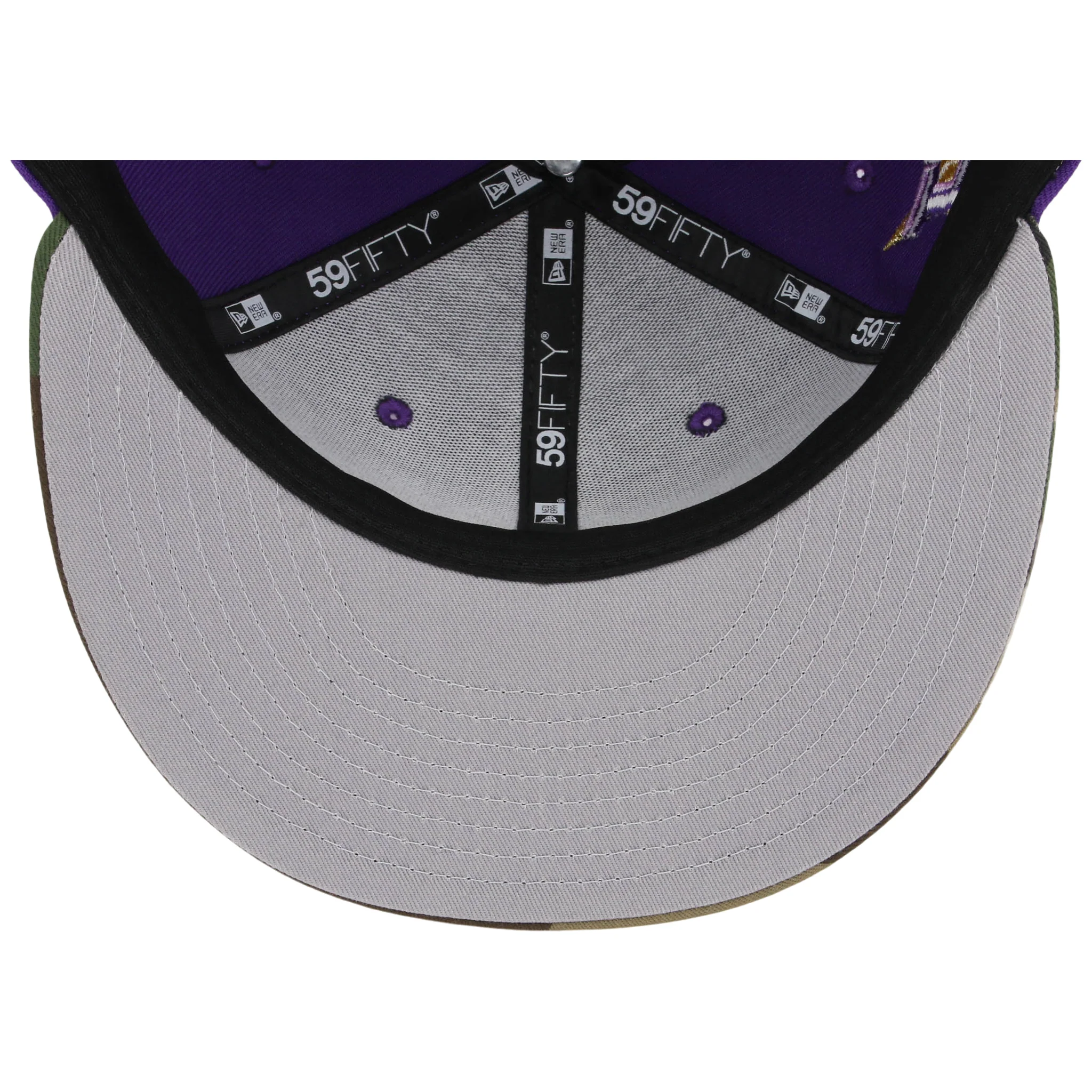 Houston Astros Side A: Track One New Era 59FIFTY (Purple/Woodland) - Image 2