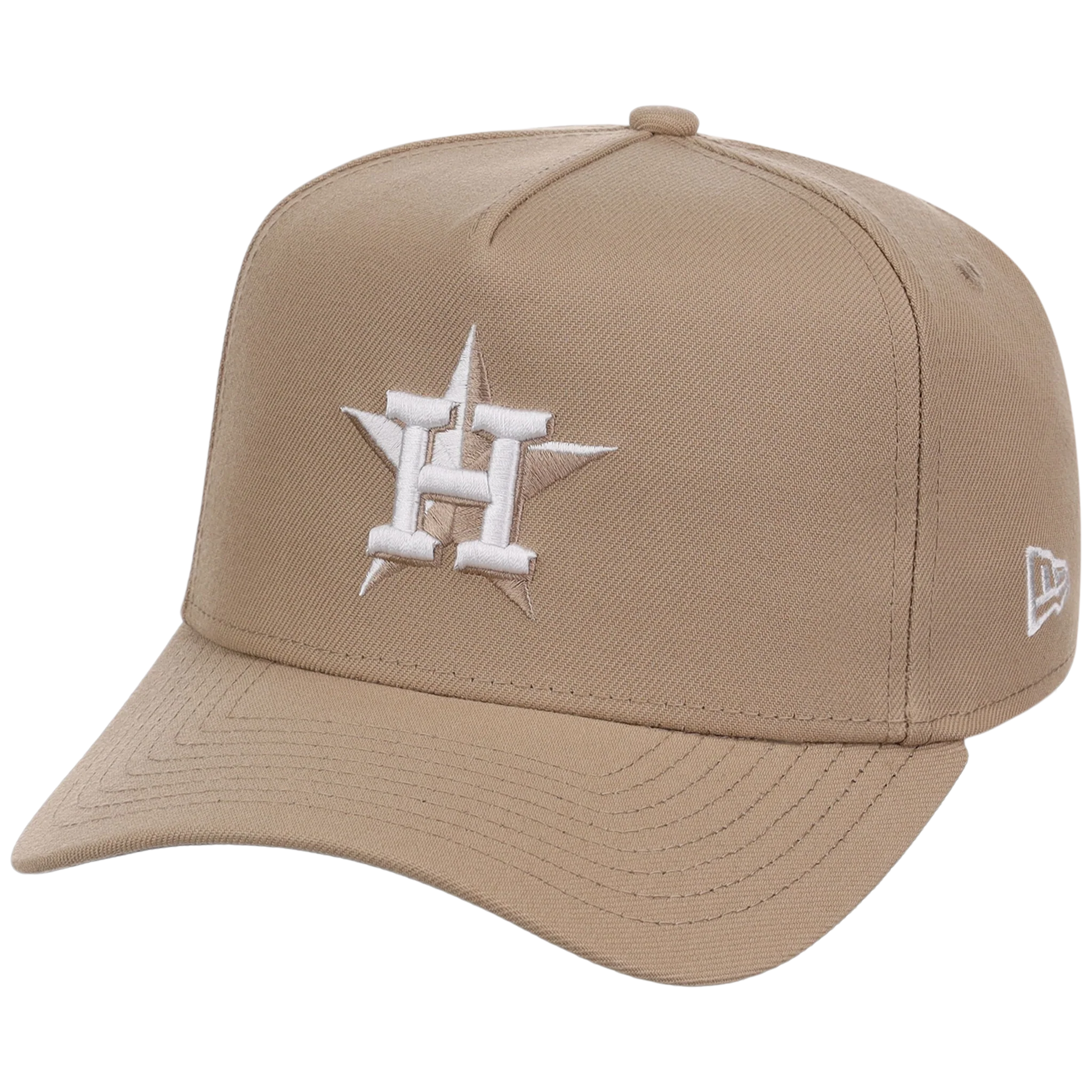 Houston Astros Women's New Era 9FORTY Camel A-Frame - Image 4