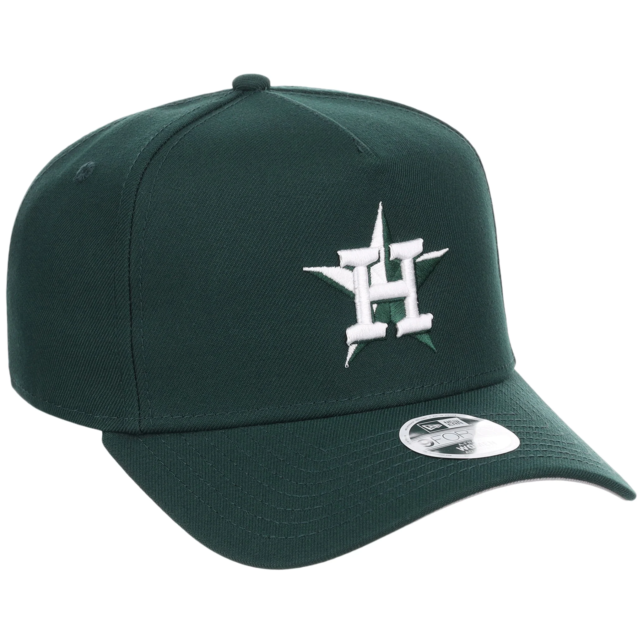 Houston Astros Women's New Era 9FORTY Dark Green A-Frame