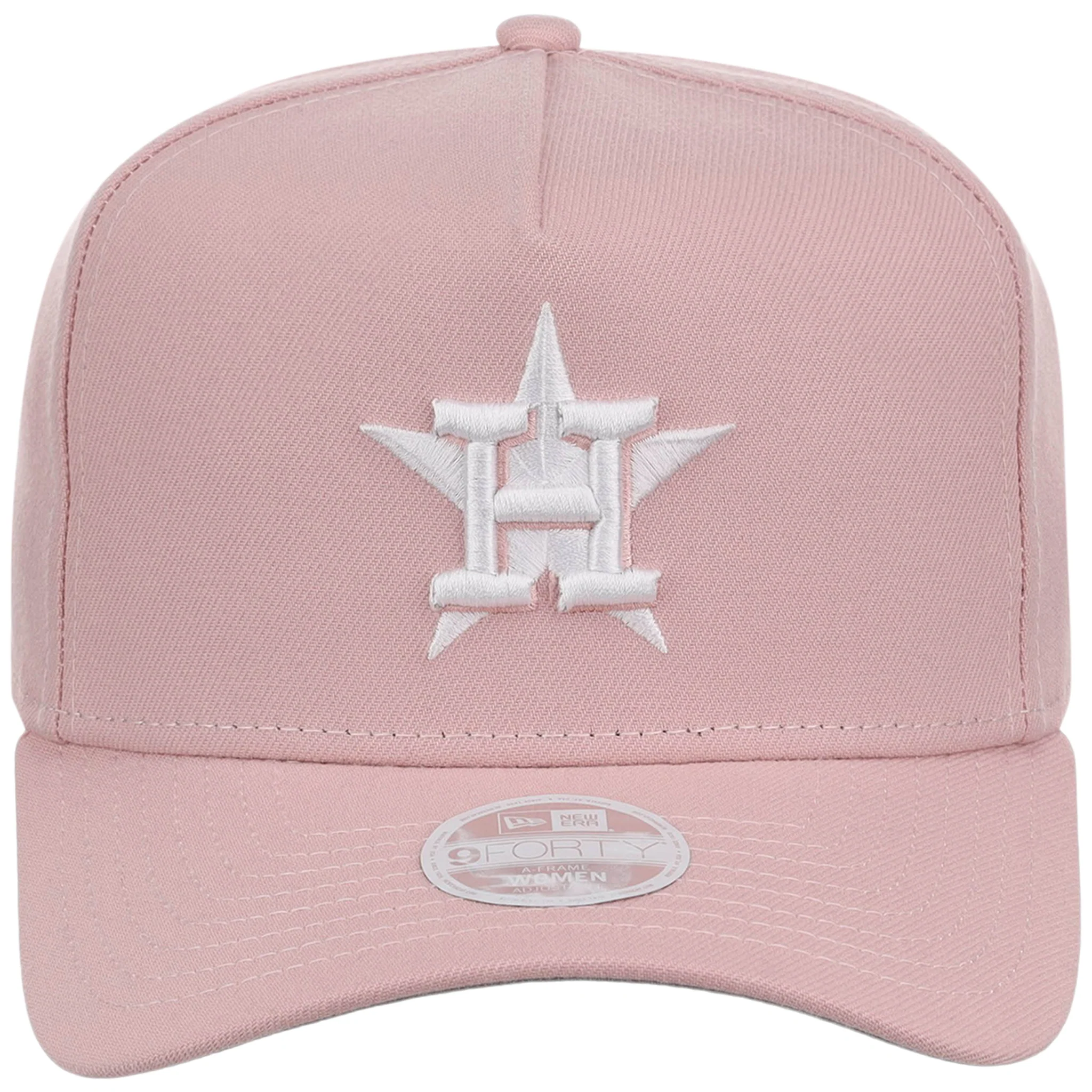 Houston Astros Women's New Era 9FORTY Pink A-Frame - Image 5