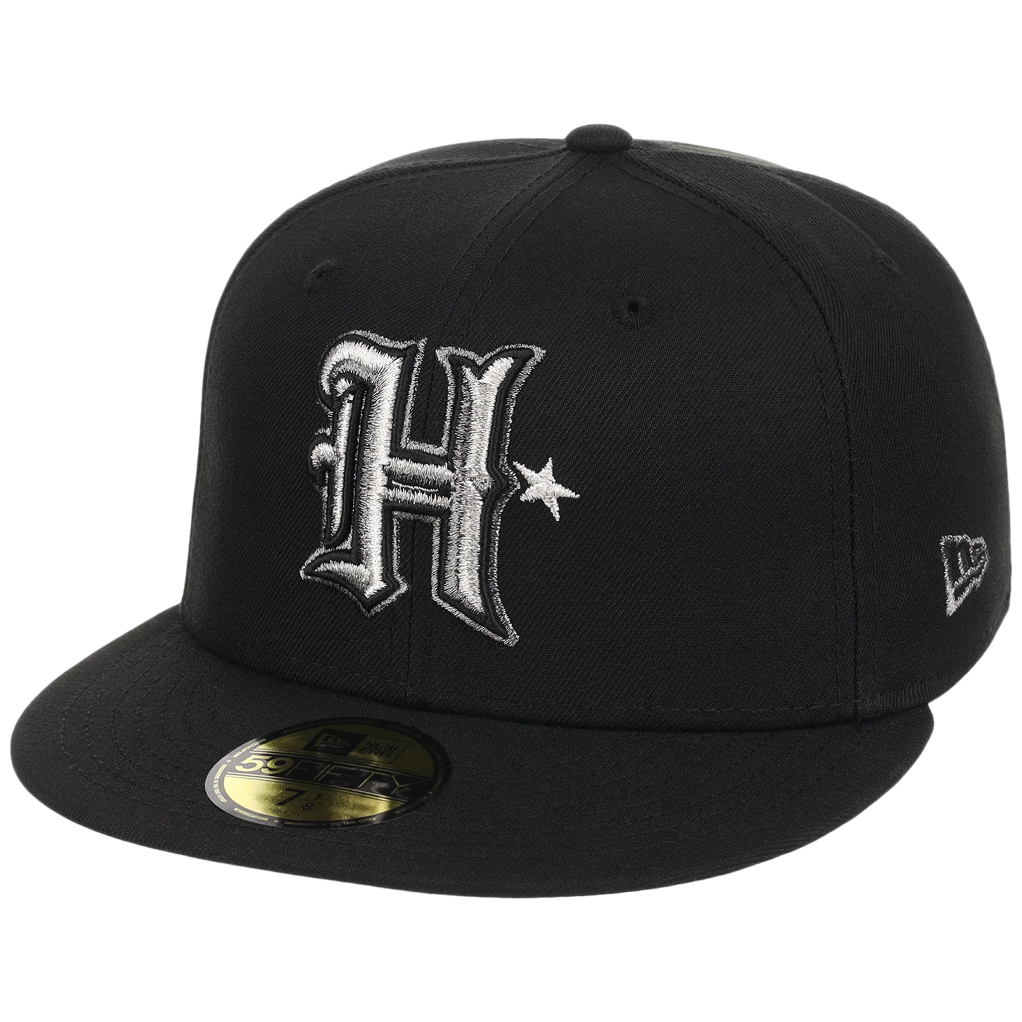 Houston Texans Houston Crown the City 'H Star' New Era 59FIFTY (Black/Black) - Image 4