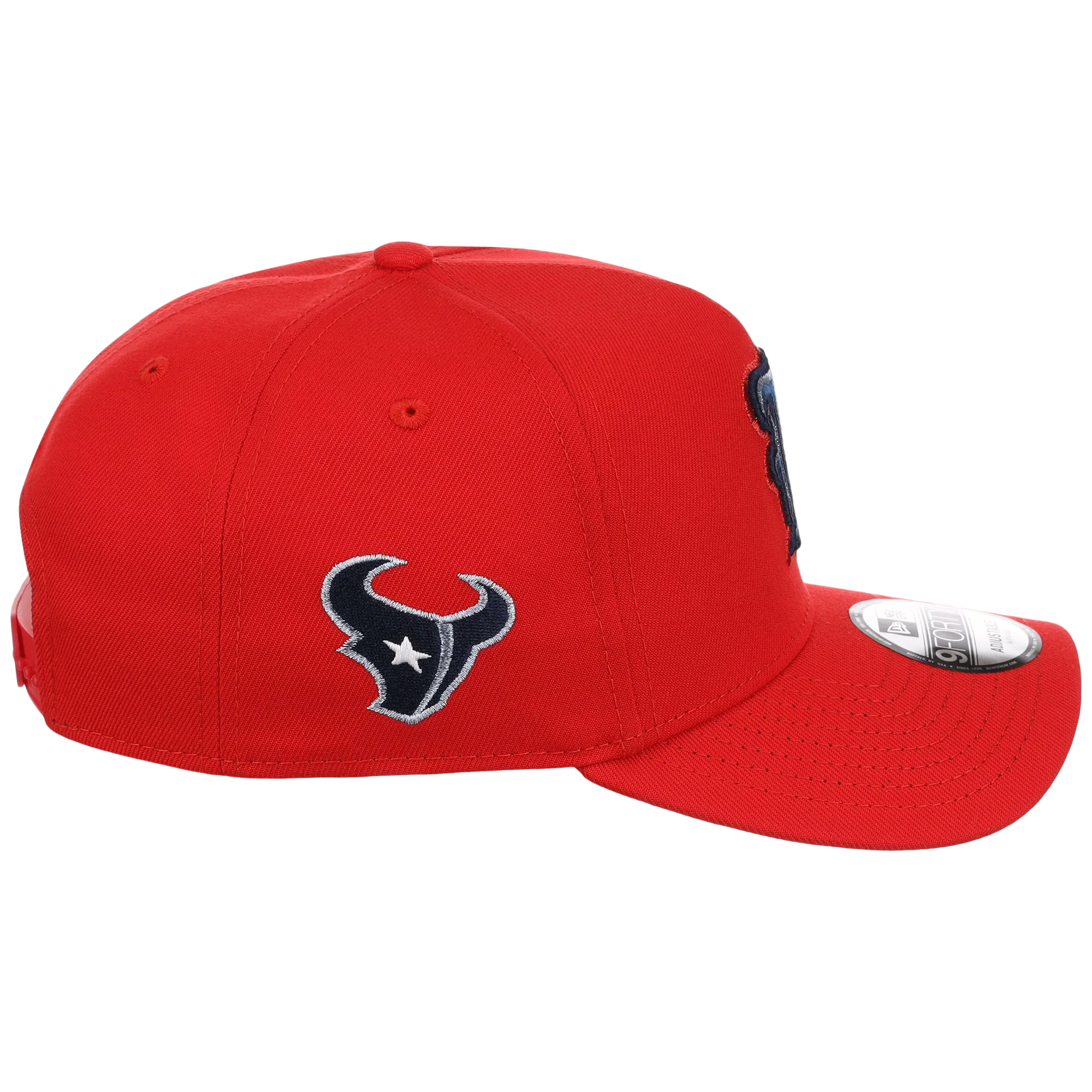Houston Texans Houston Crown the City 'H Star' New Era 9FORTY (Red/Sky) - Image 3